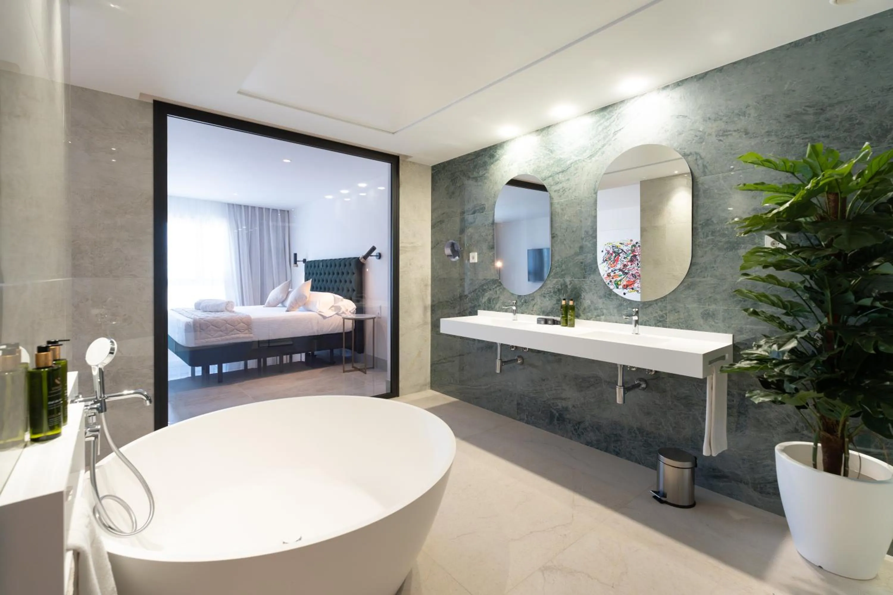 Bathroom, Bed in ASA Hotel La Marina