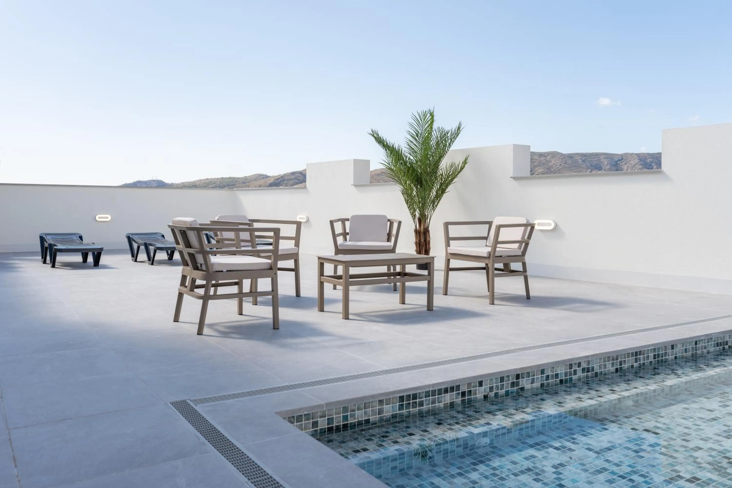 Pool view in ASA Hotel La Marina