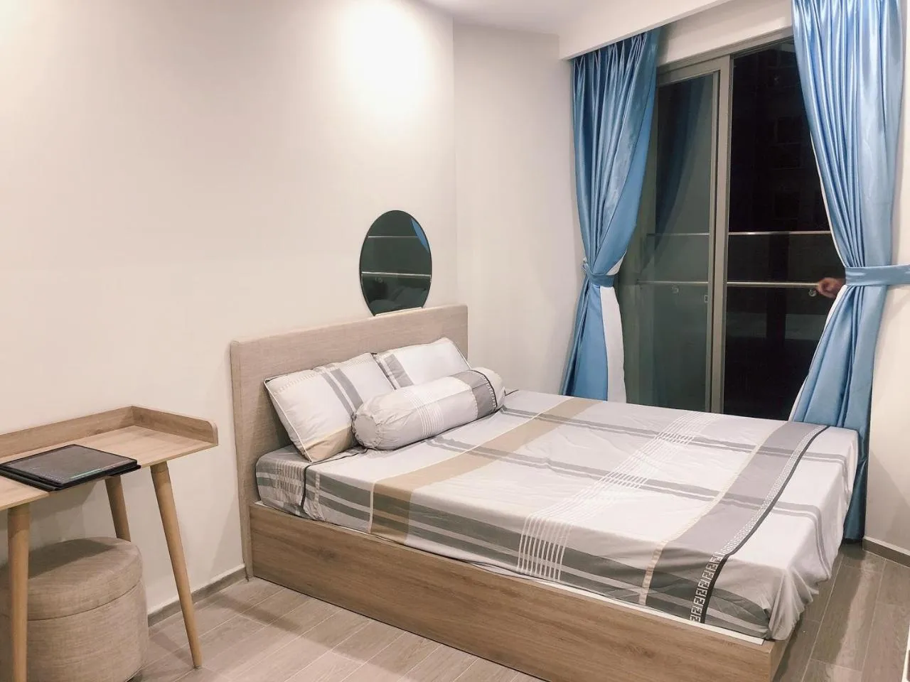 Bed in The Song Apartment Vung Tau Sea view