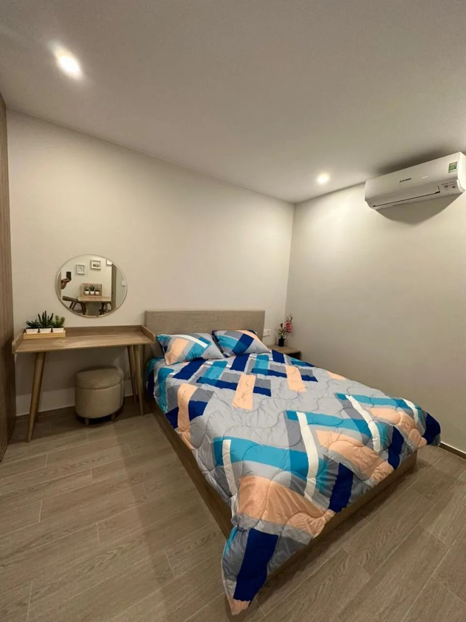 Bed in The Song Apartment Vung Tau Sea view