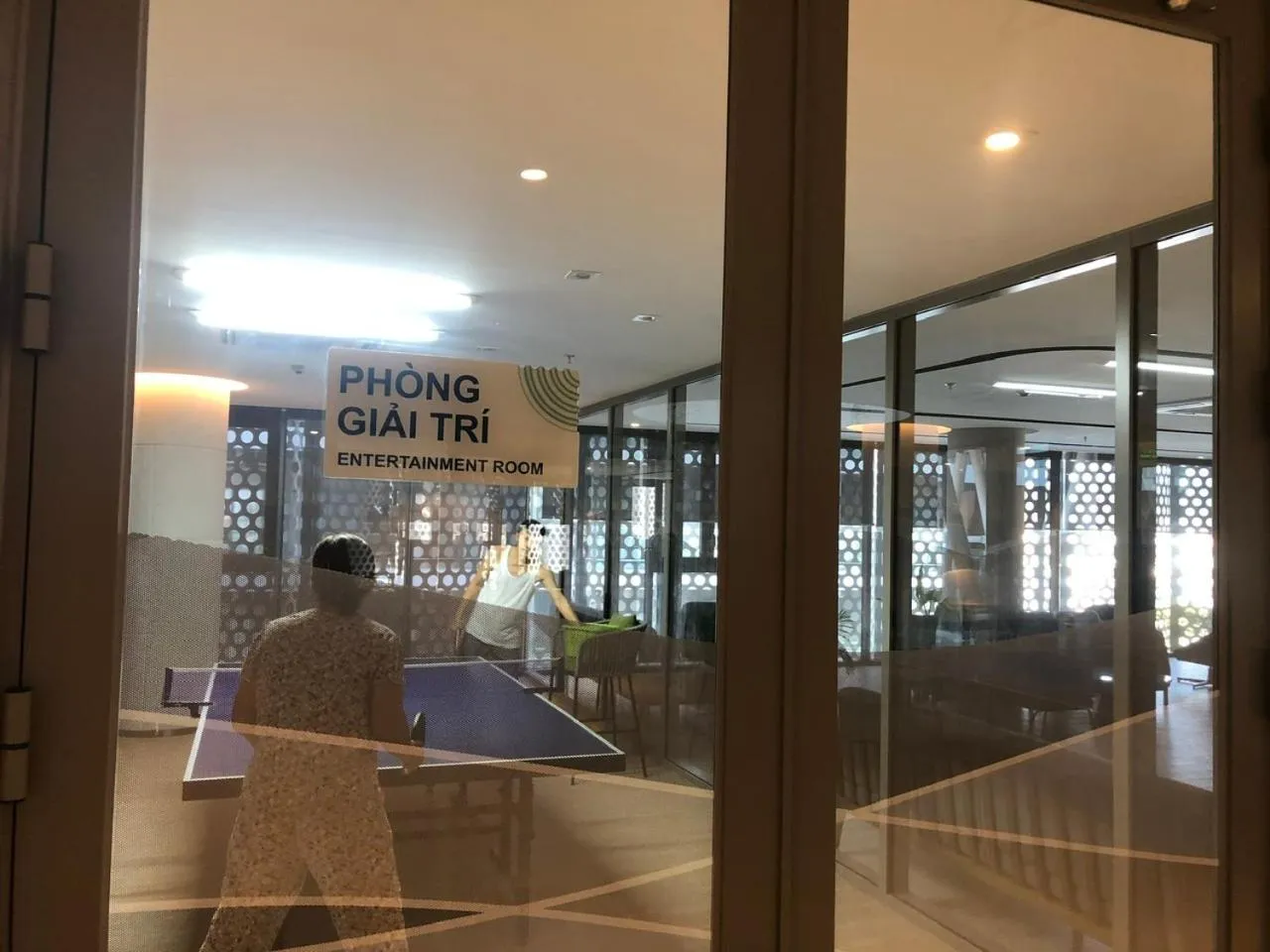 Table tennis in The Song Apartment Vung Tau Sea view