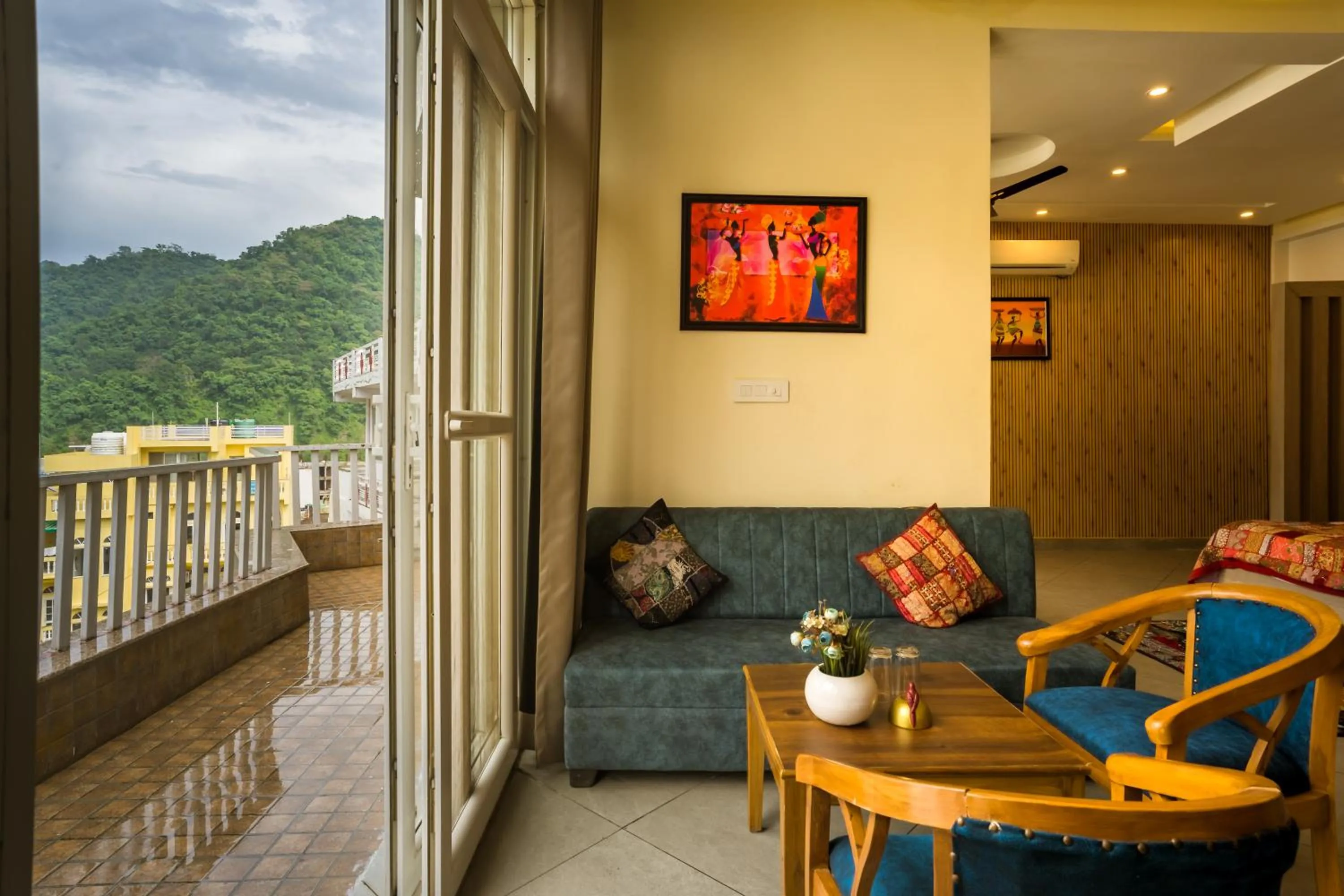 Balcony/Terrace in Tripli Hotels Ayushman Retreat