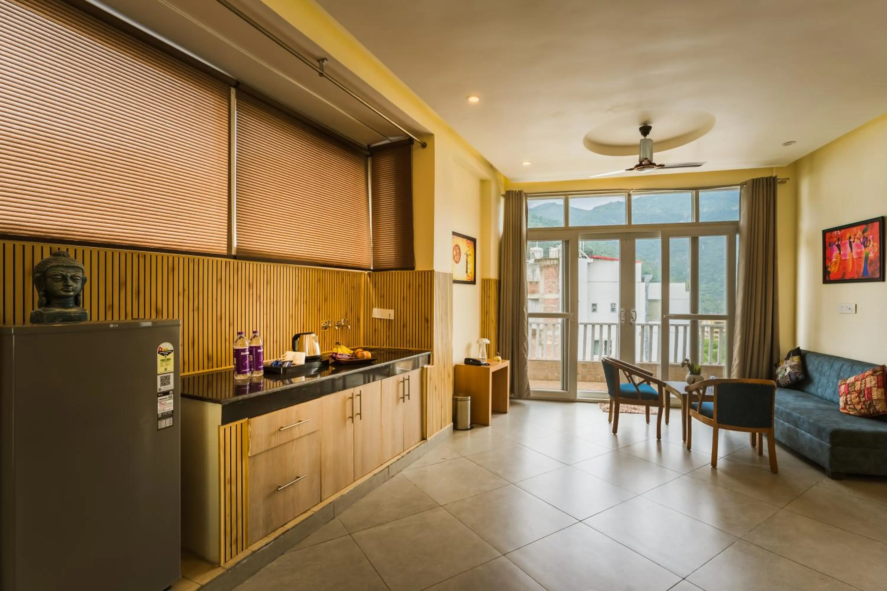 Seating area in Tripli Hotels Ayushman Retreat