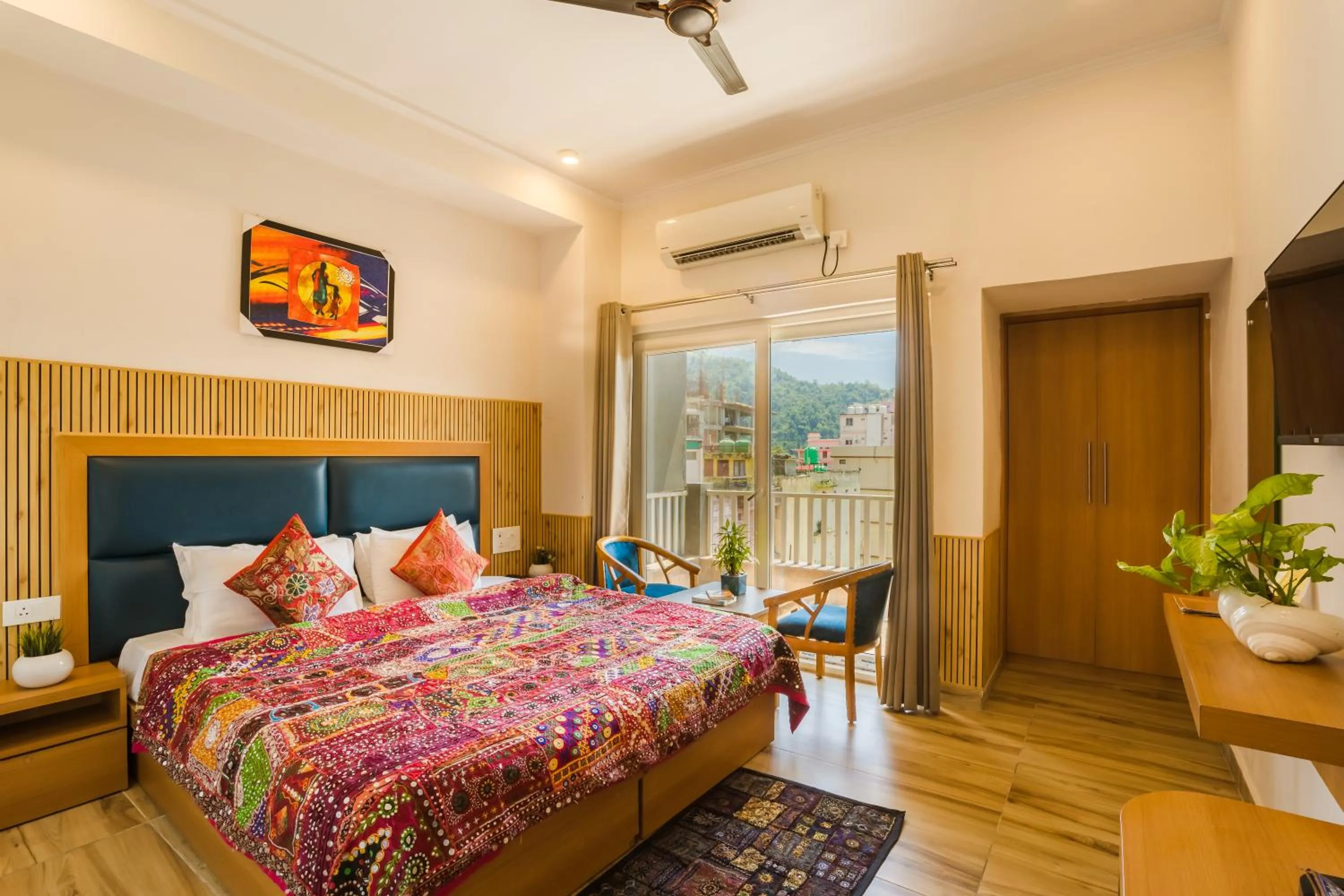 Photo of the whole room, Bed in Tripli Hotels Ayushman Retreat