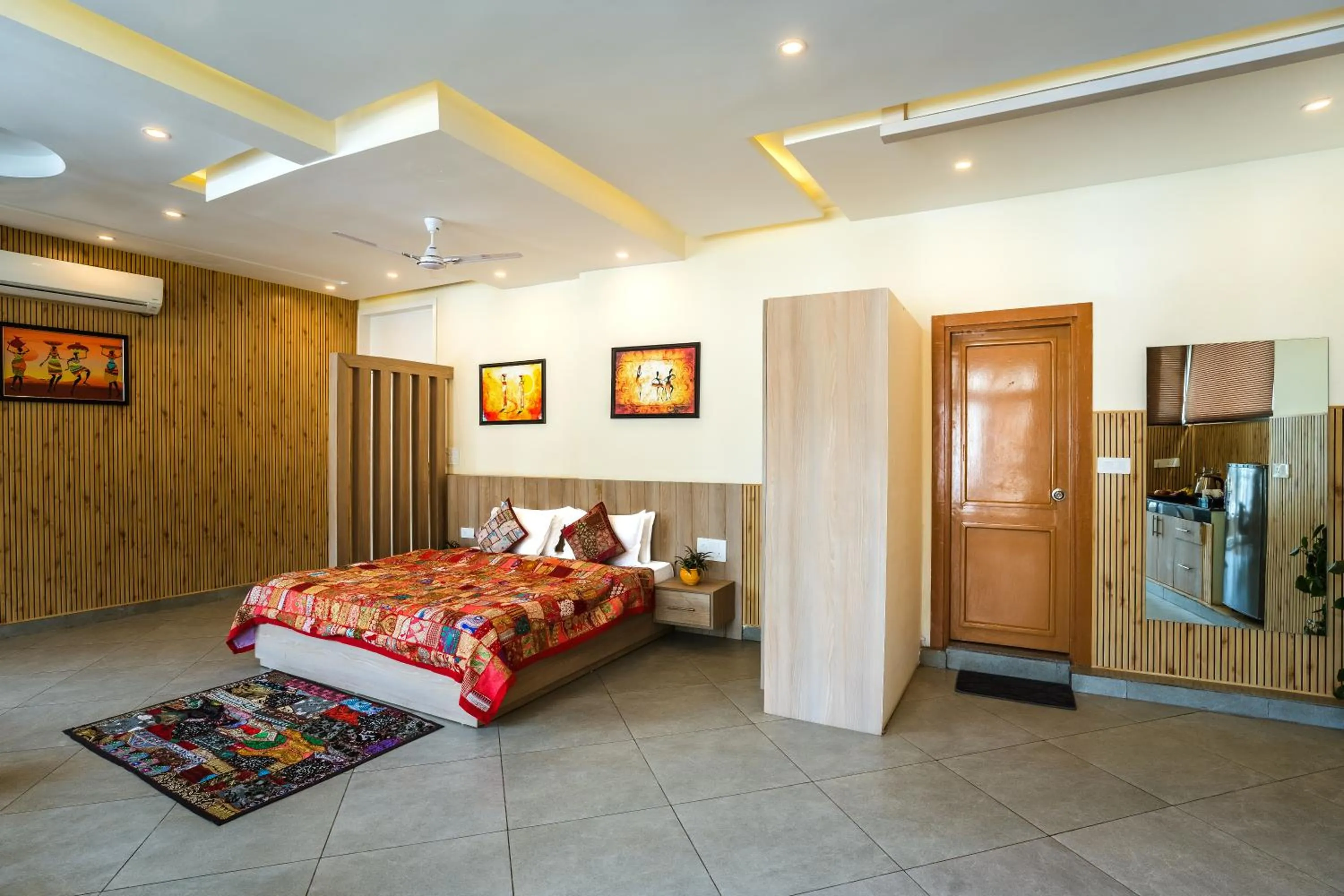 Photo of the whole room, Bed in Tripli Hotels Ayushman Retreat