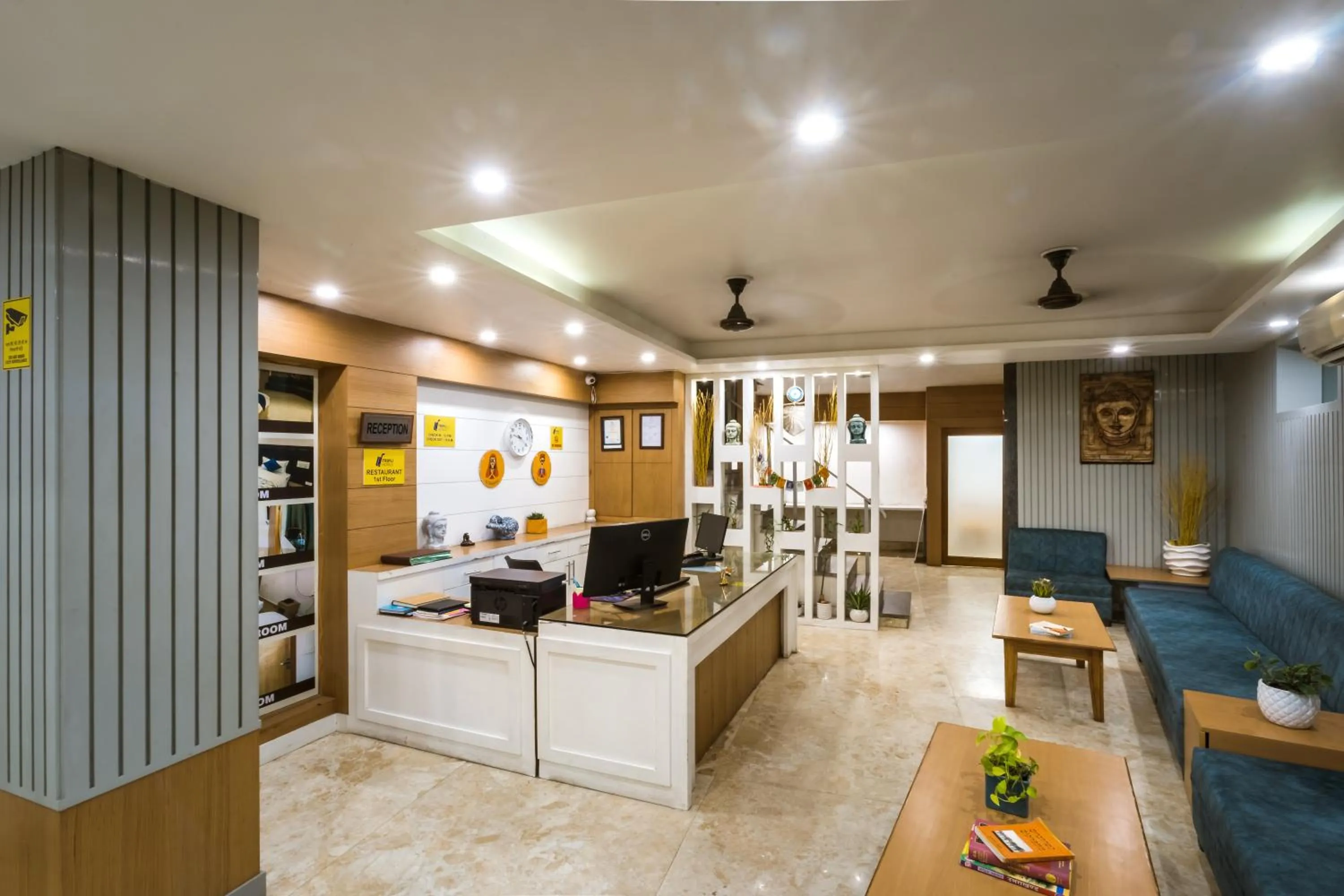 Lobby or reception in Tripli Hotels Ayushman Retreat
