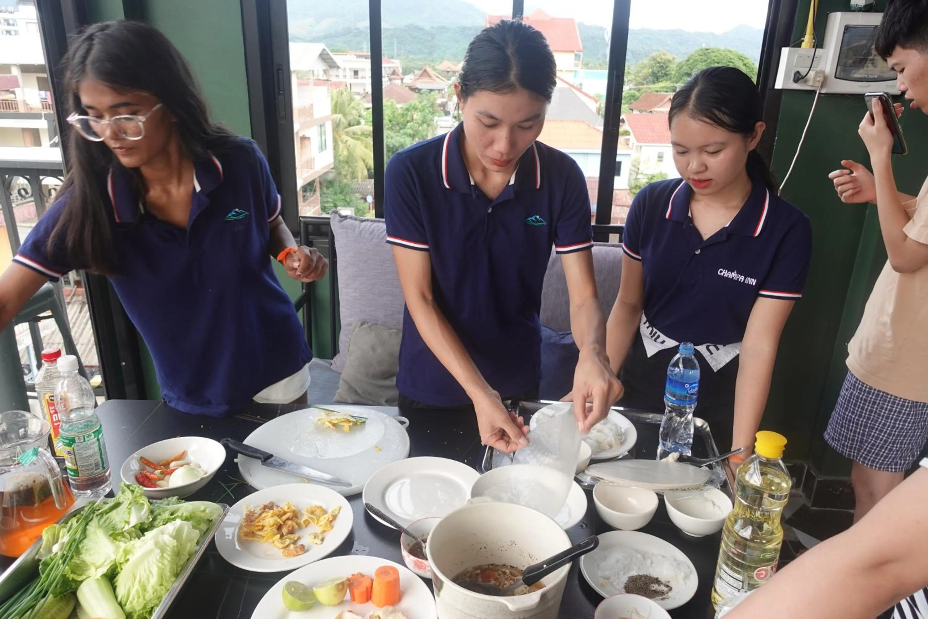 Food in Champa Inn Hotel