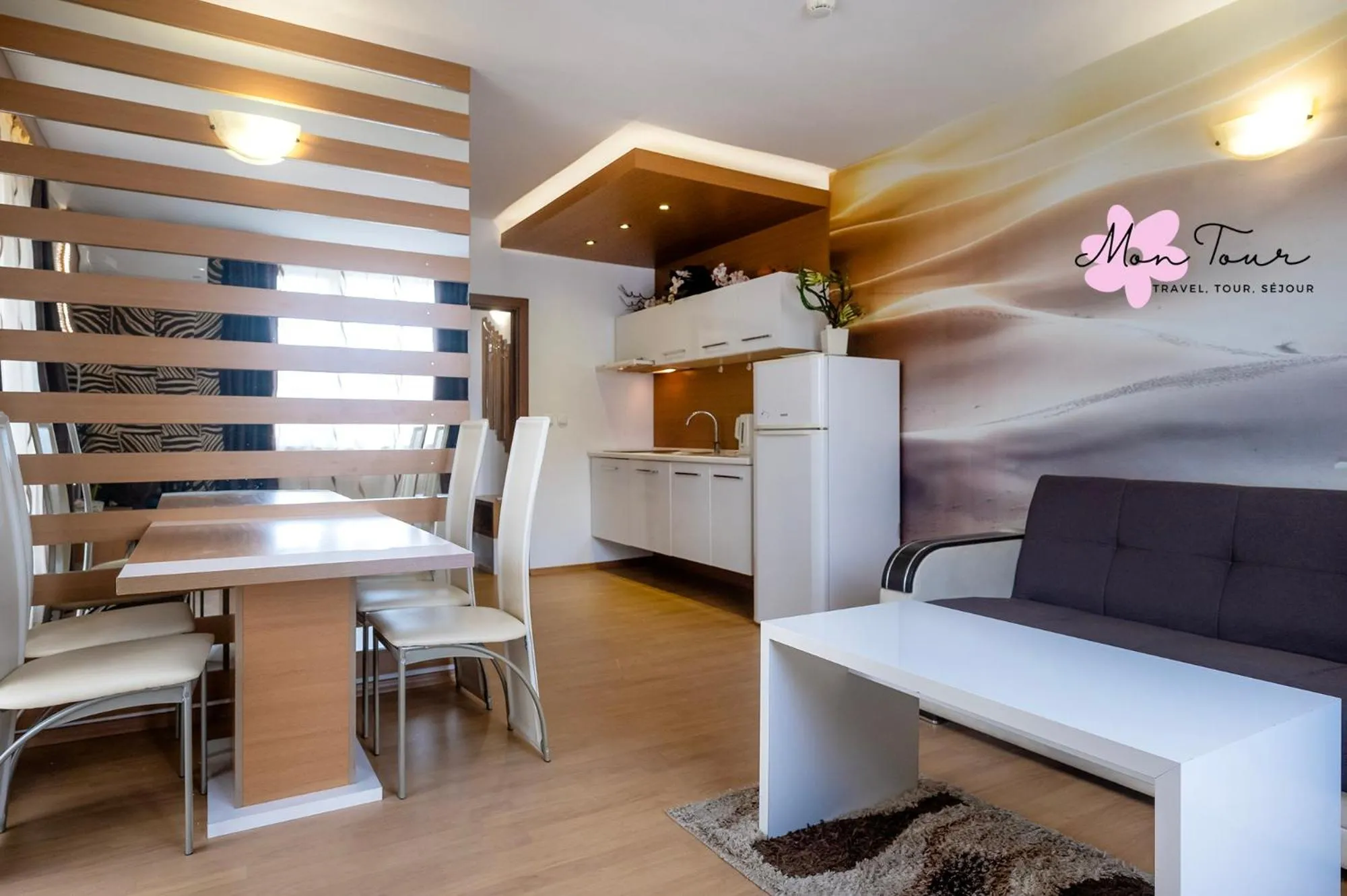 Kitchen or kitchenette in Mon Tour apartments