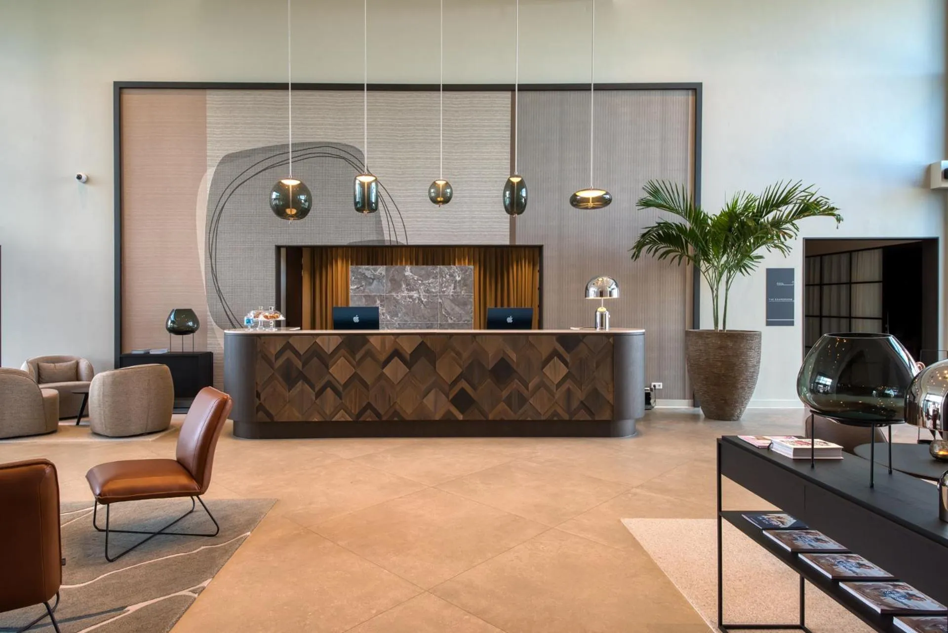 Lobby or reception in Hotel de Schelde