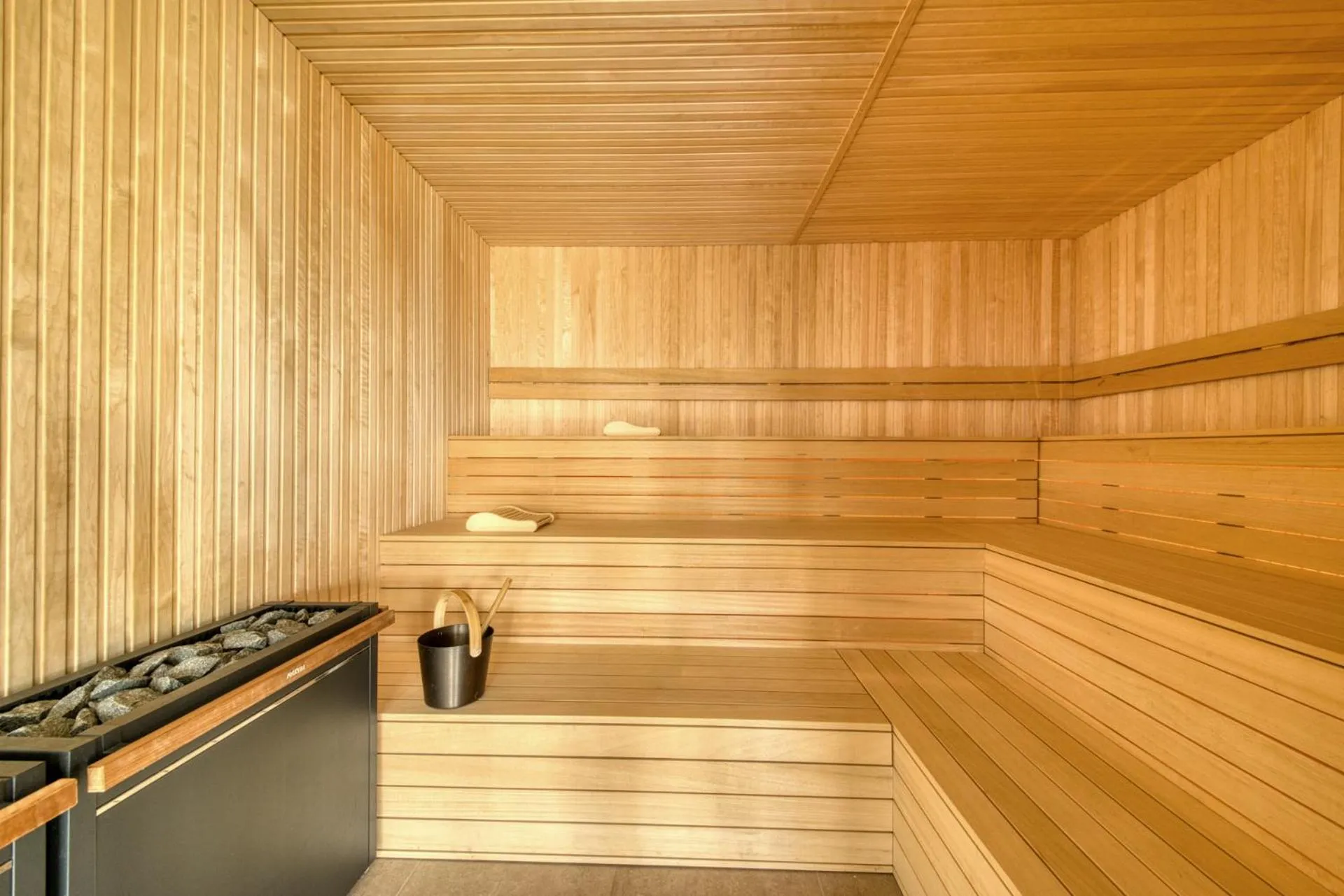 Sauna in Hotel de Schelde