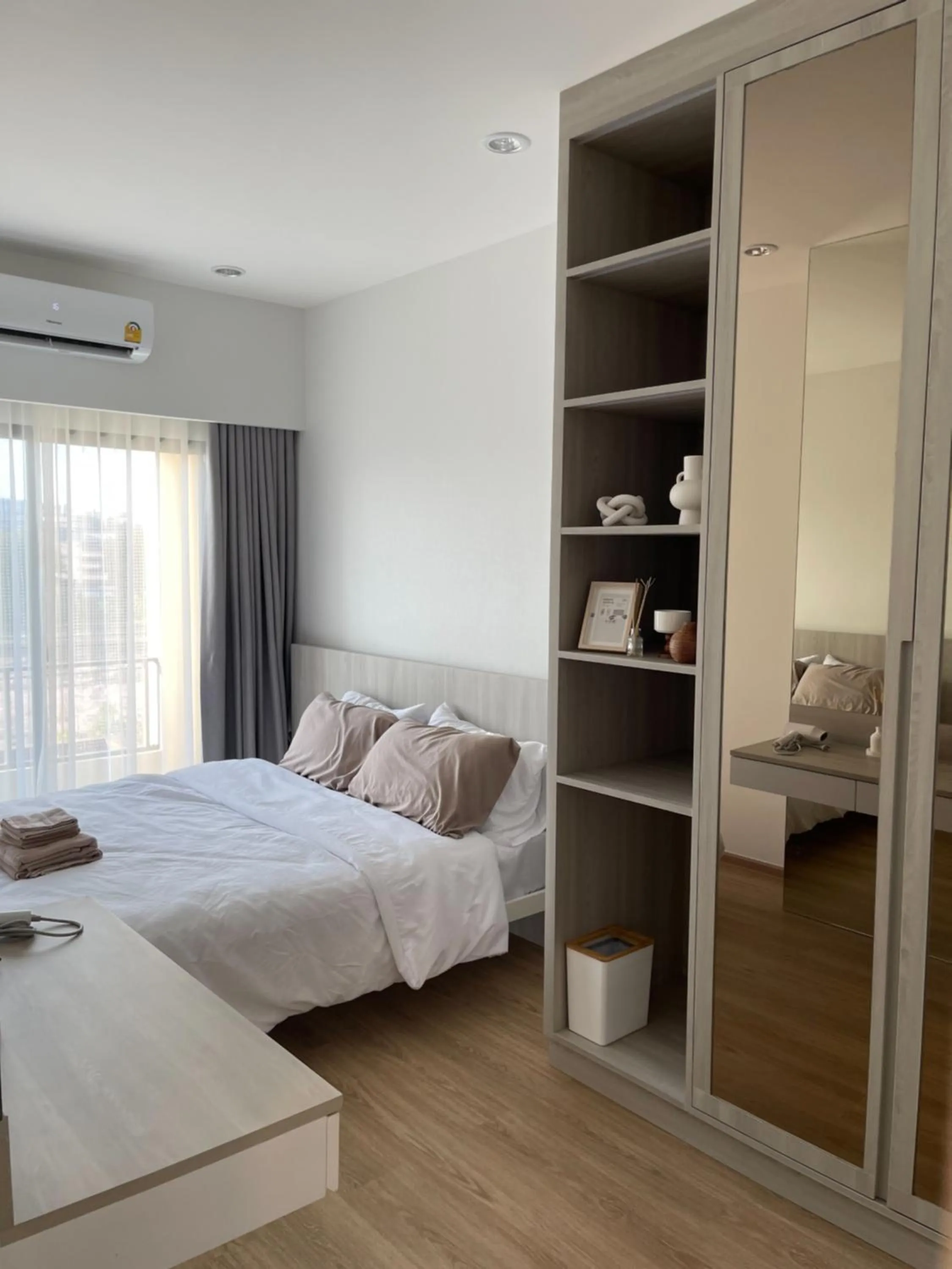 Bedroom, Bed in New Townhouse @Central Rayong