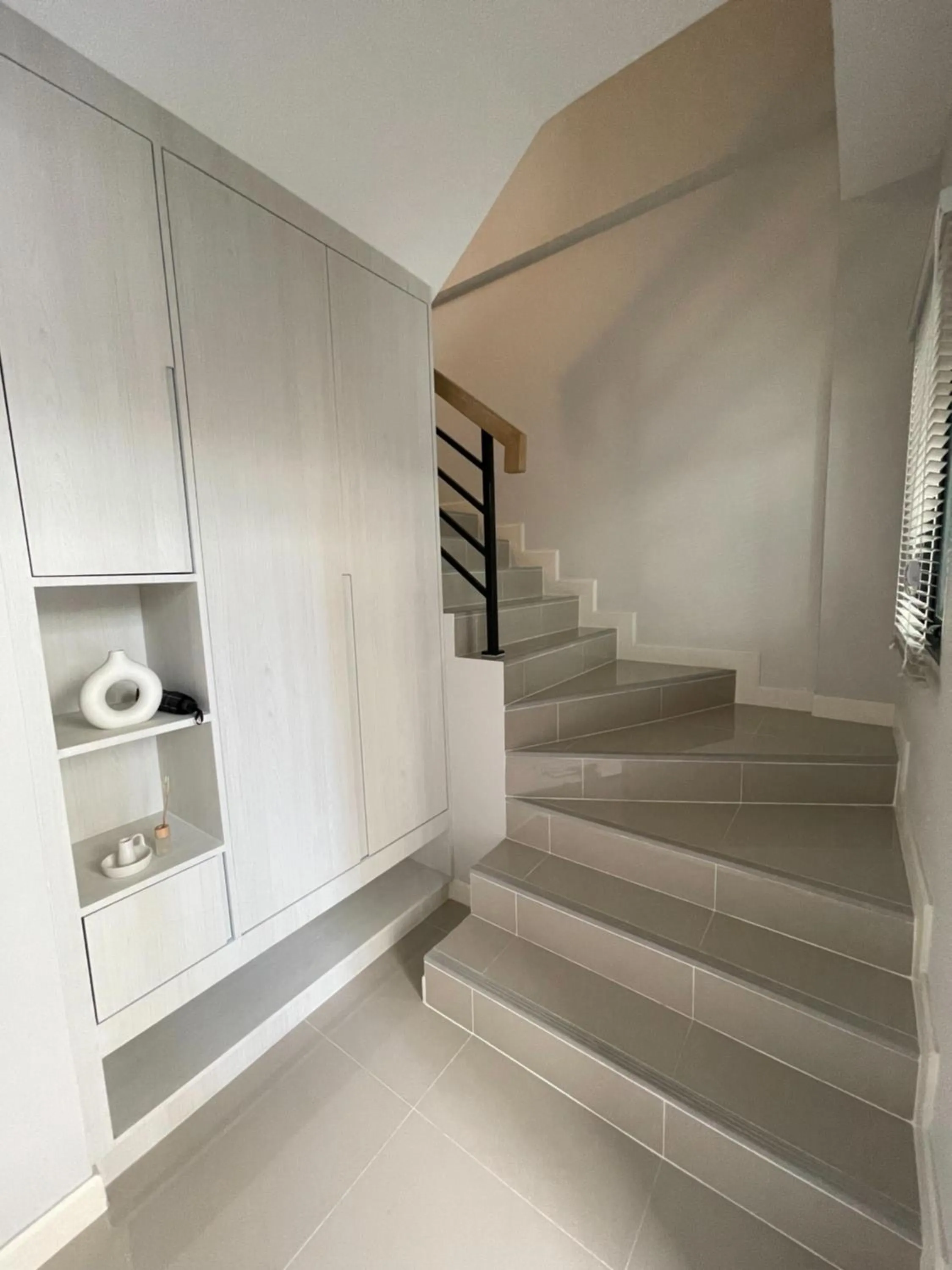 Facade/entrance in New Townhouse @Central Rayong