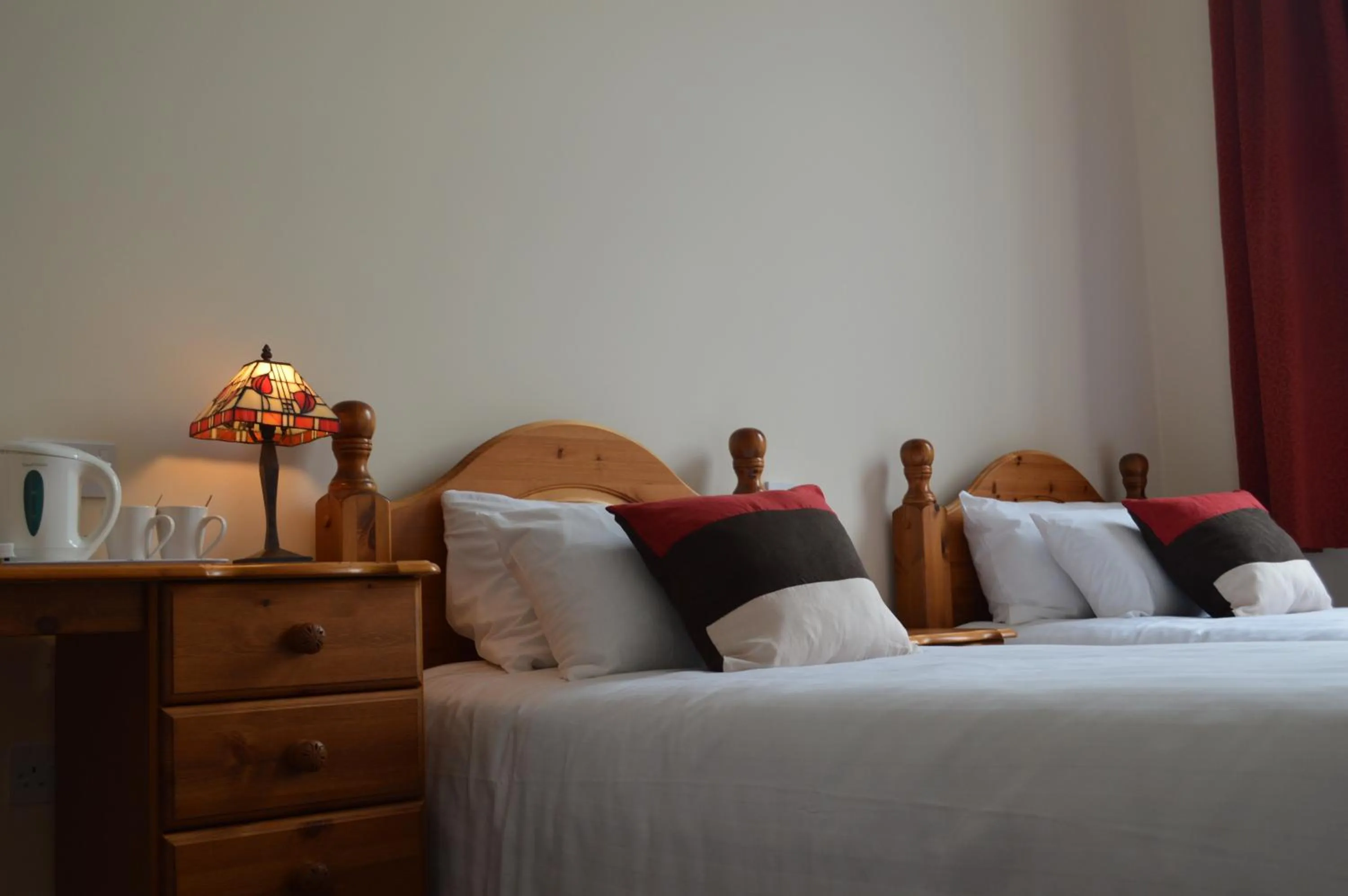 Decorative detail, Bed in The Grange Court Hotel