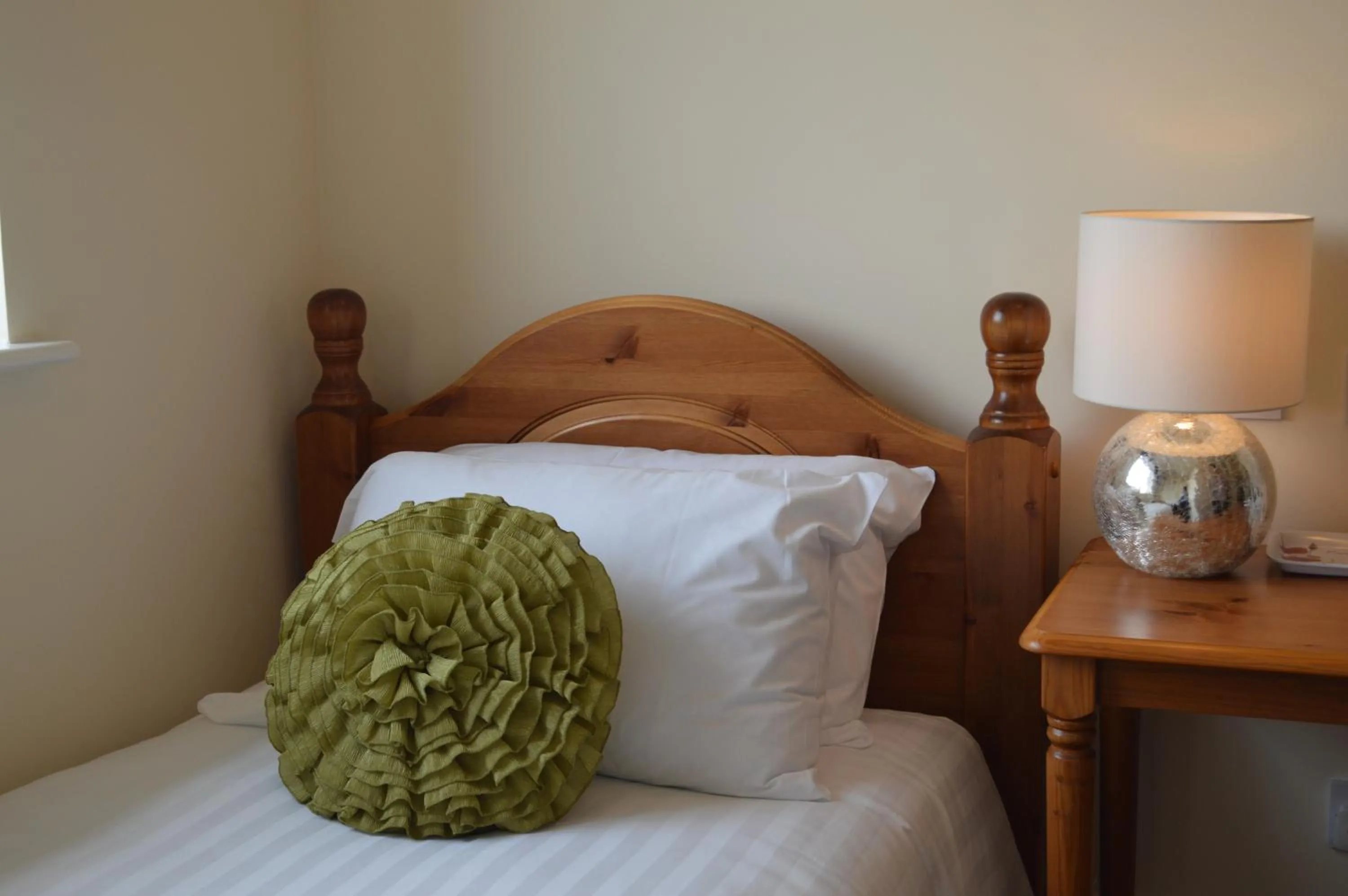 Decorative detail, Bed in The Grange Court Hotel