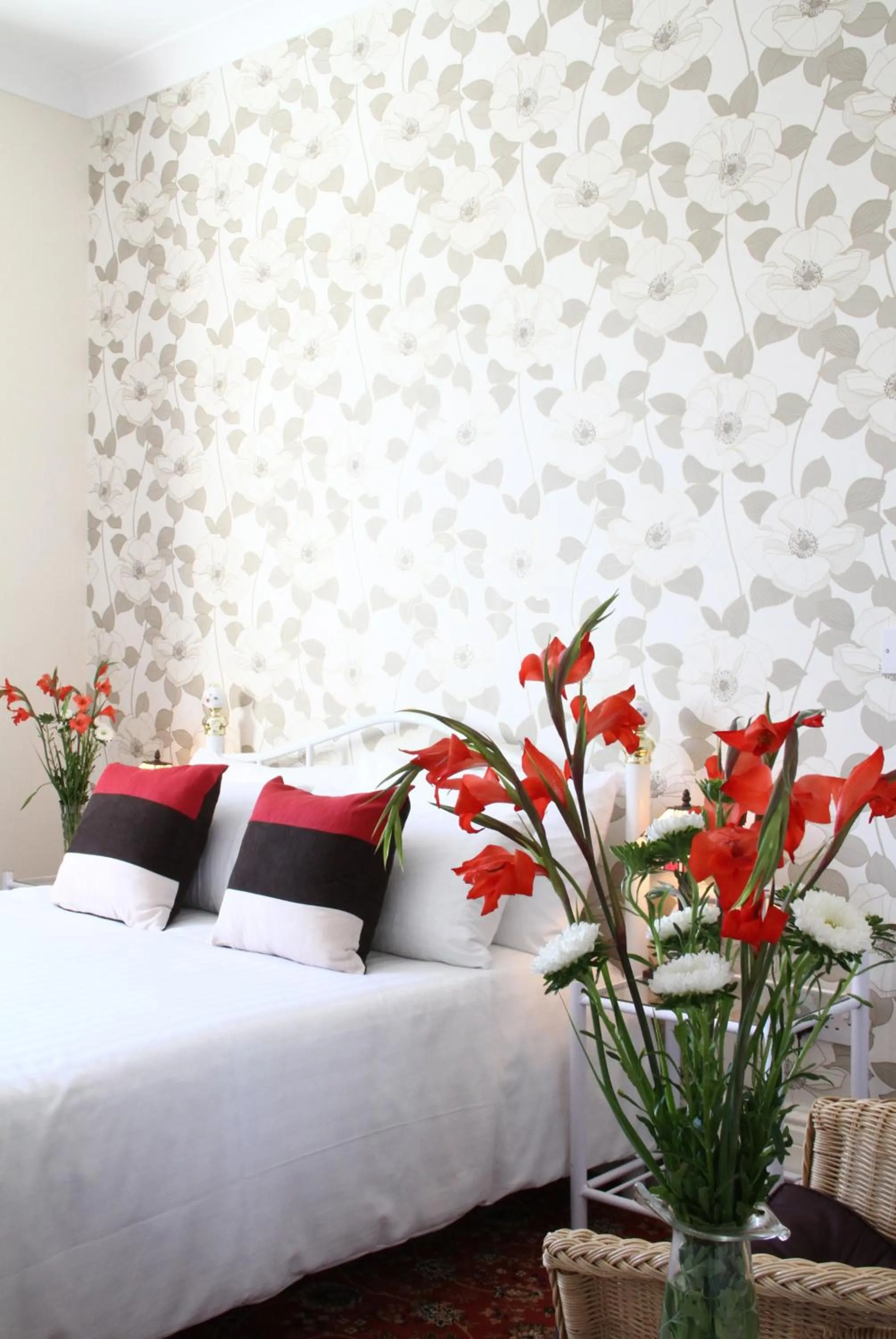 Decorative detail, Bed in The Grange Court Hotel