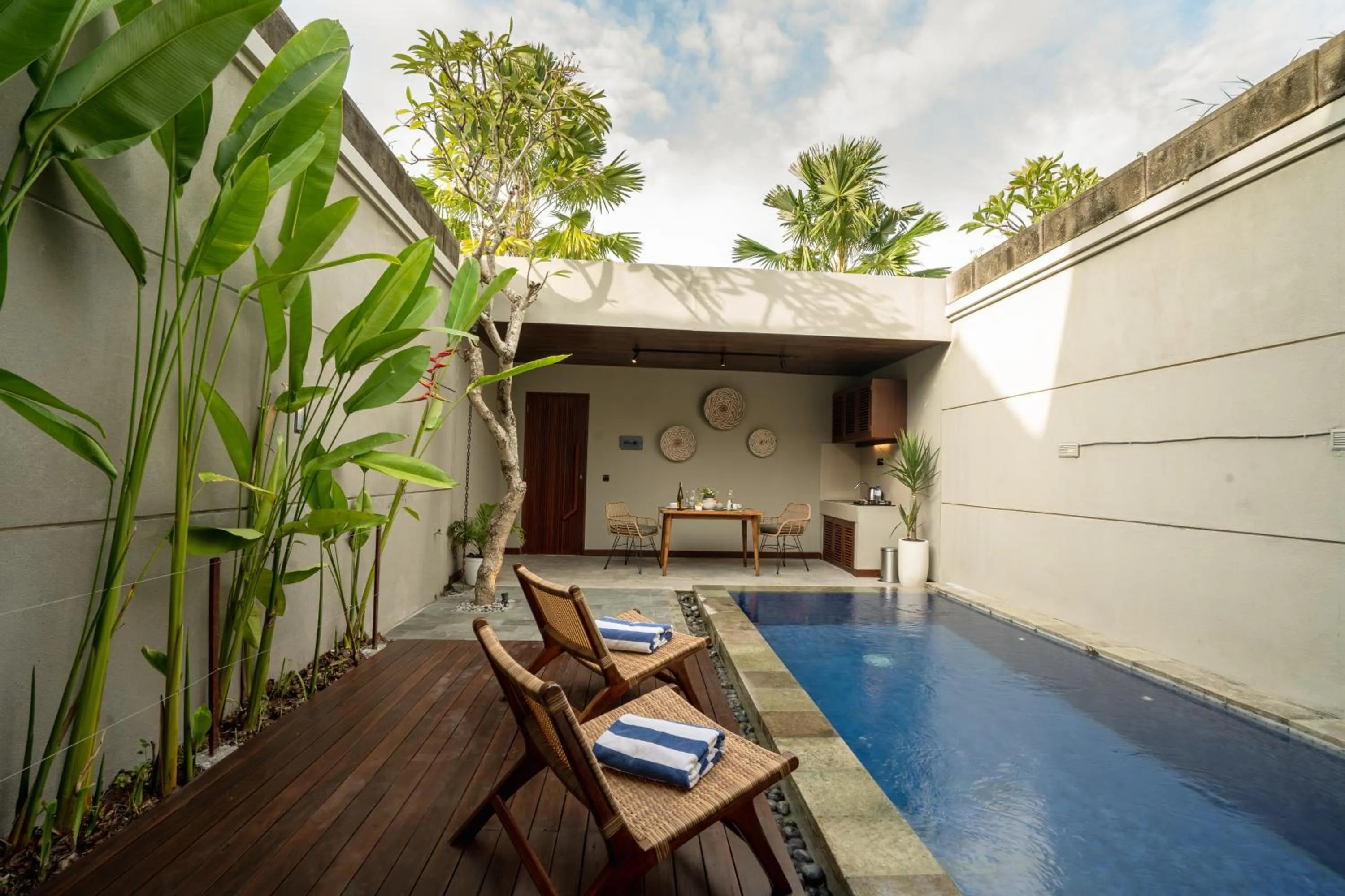 Pool view in Damarya Villa Canggu