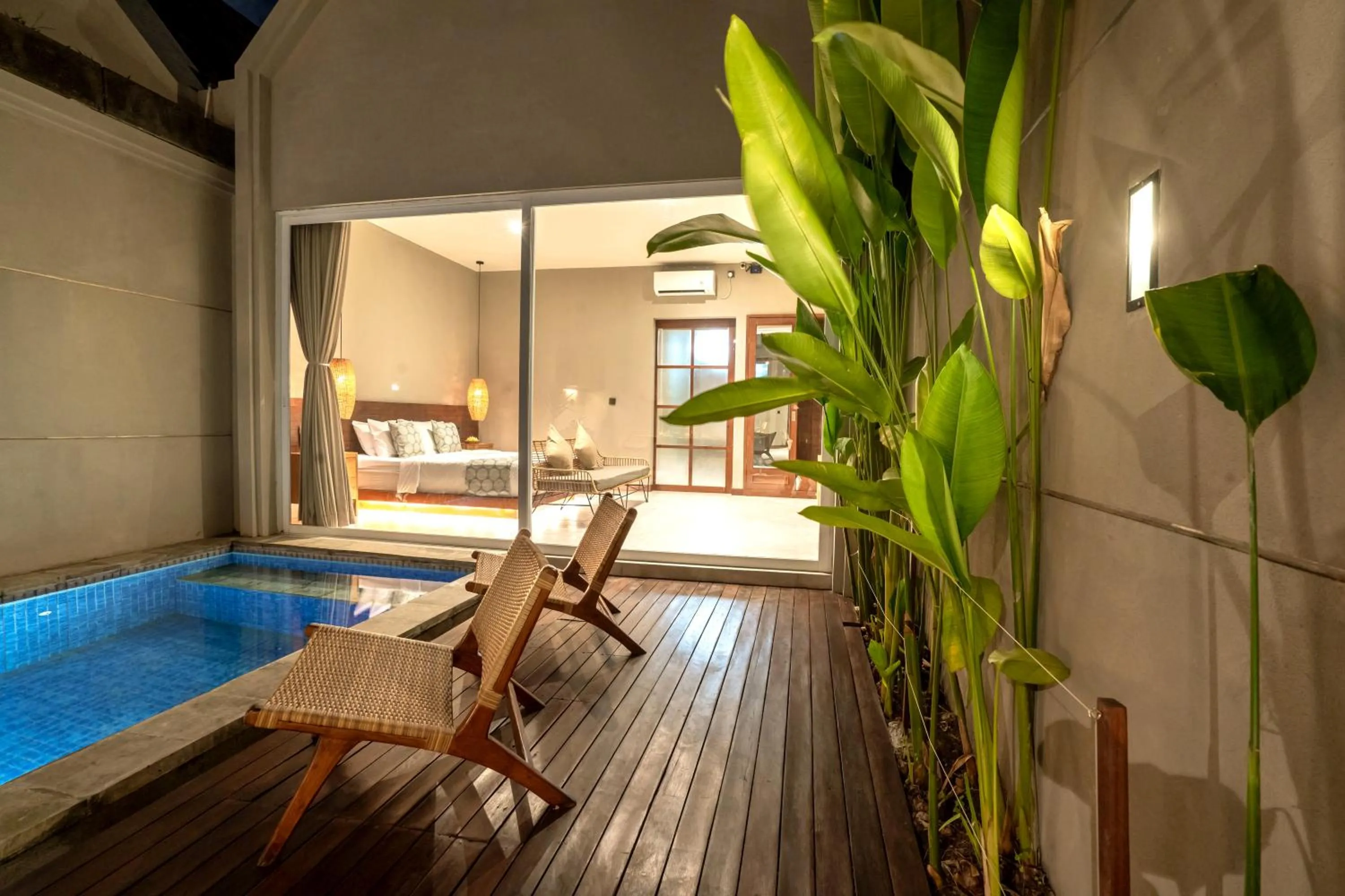 Pool view in Damarya Villa Canggu