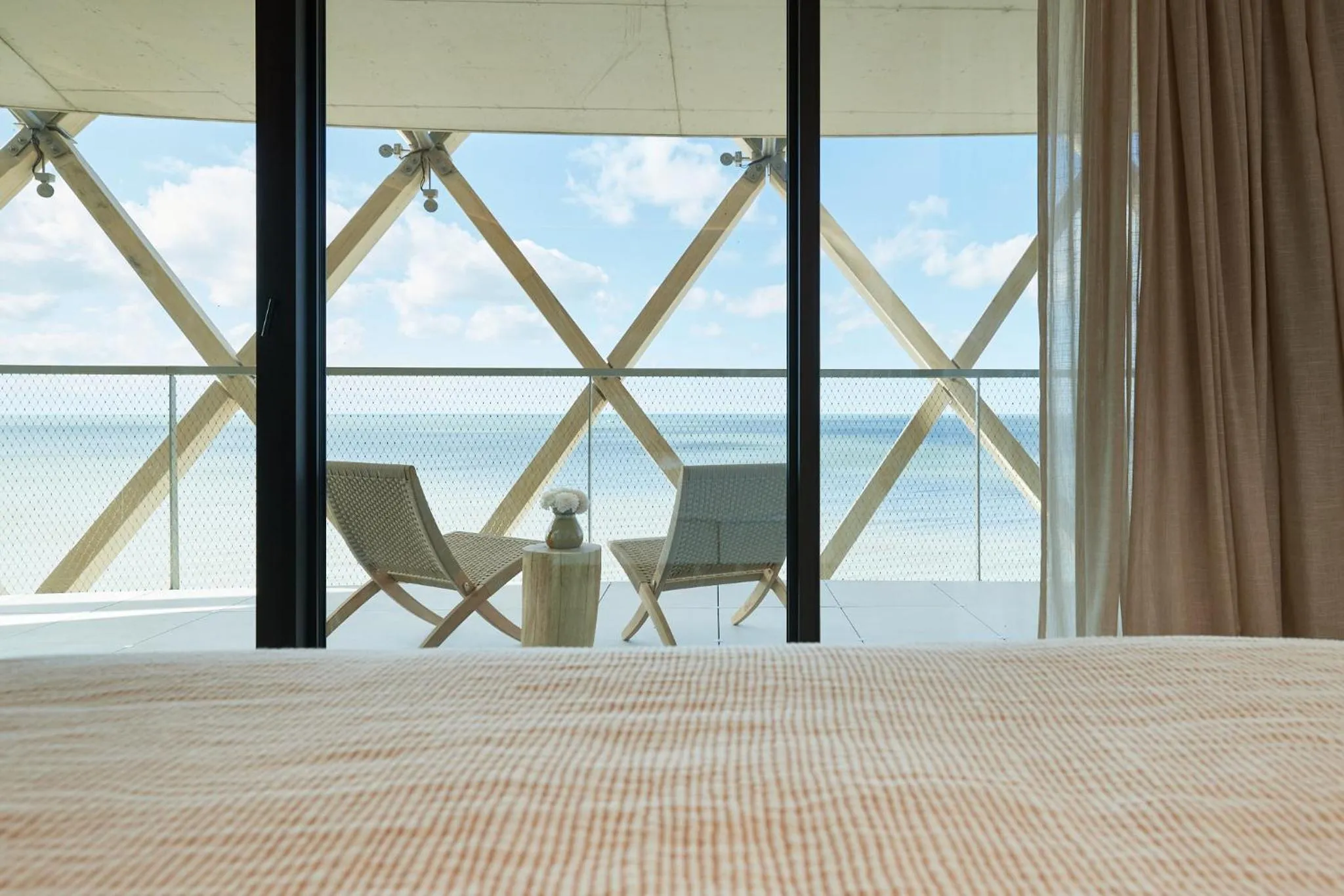 Balcony/Terrace, Bed in C-Hotels Silt