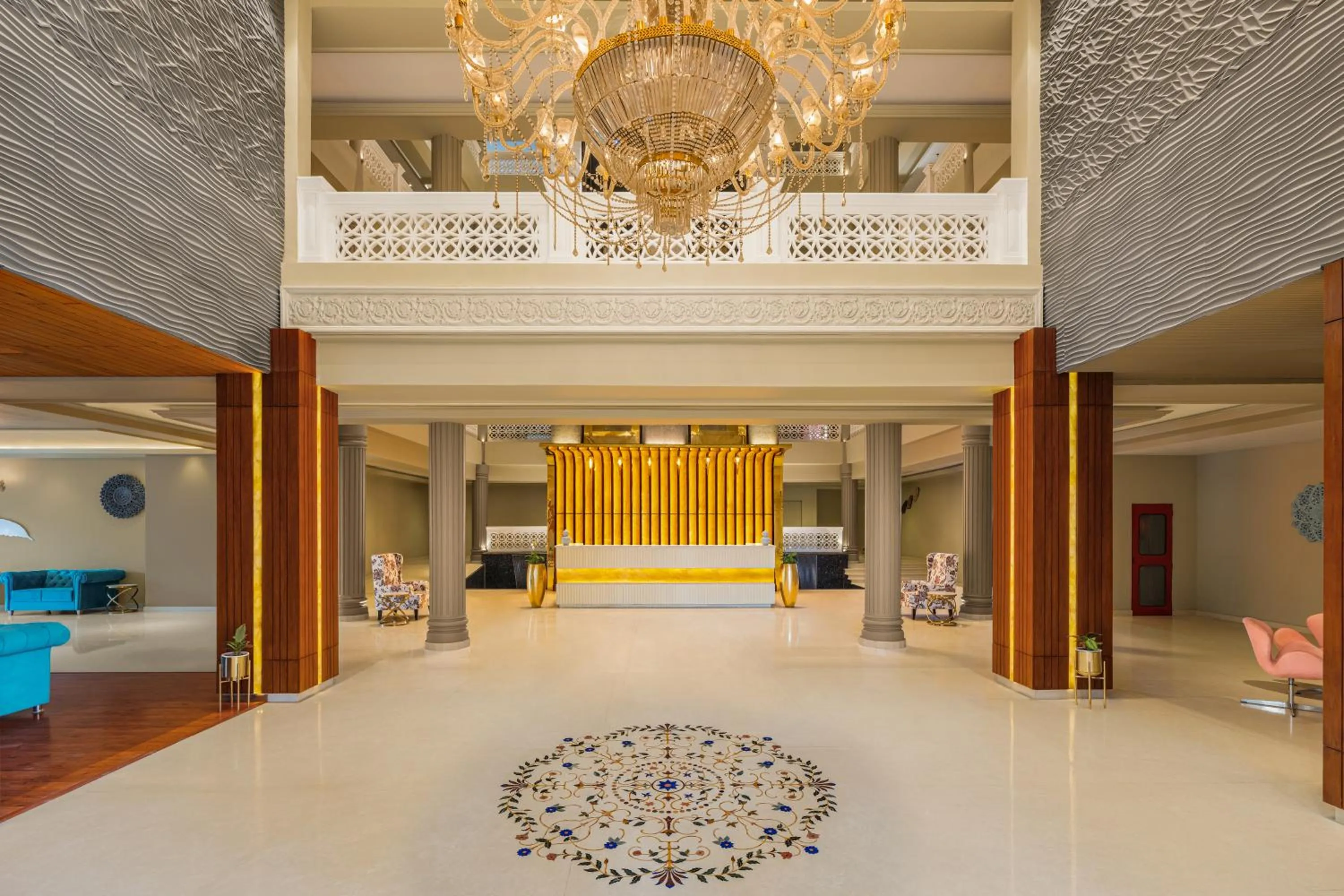 Lobby or reception, Bed in Essentia Luxury Resort & Spa Udaipur