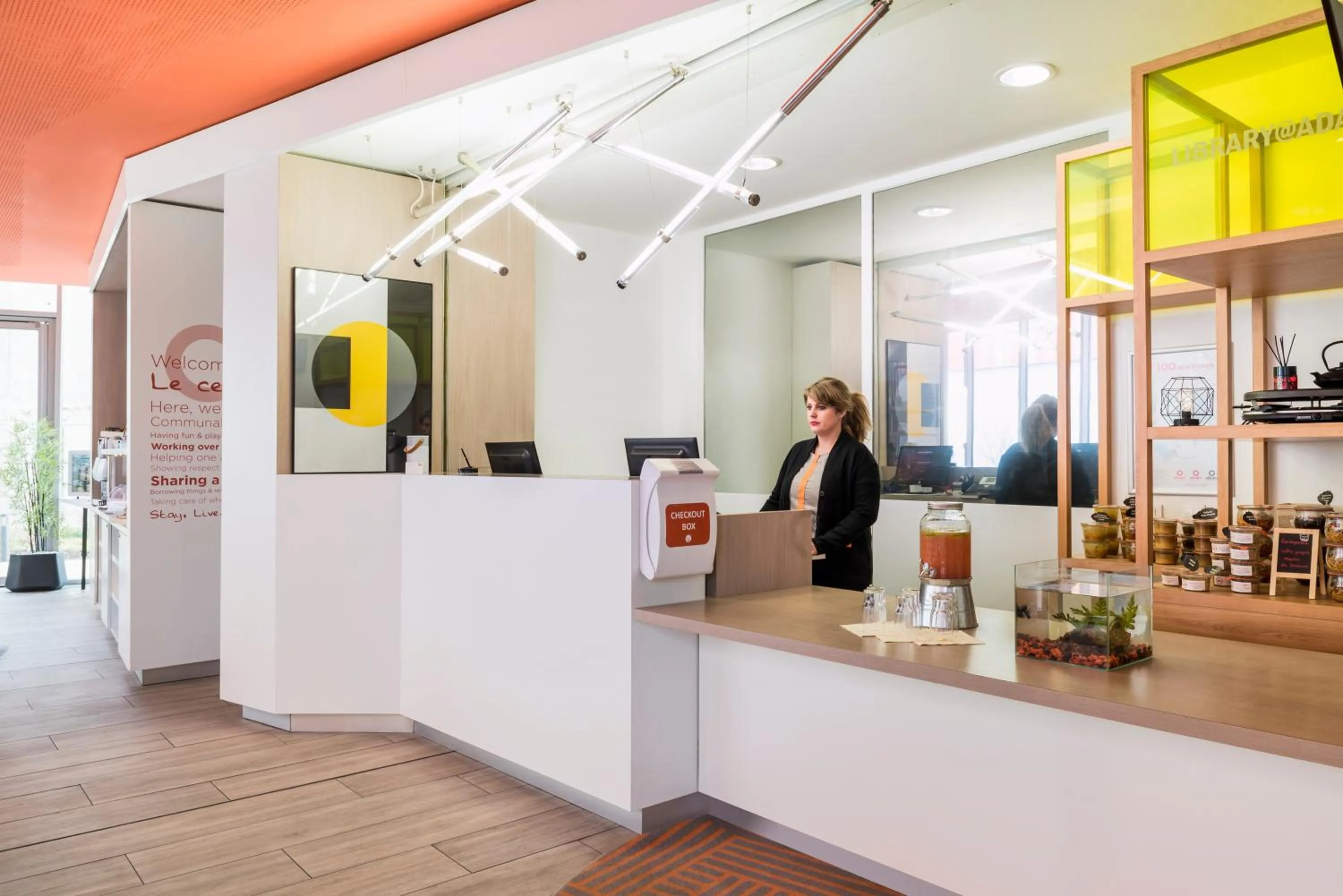 Lobby or reception in Aparthotel Adagio Access Paris Massy Gare