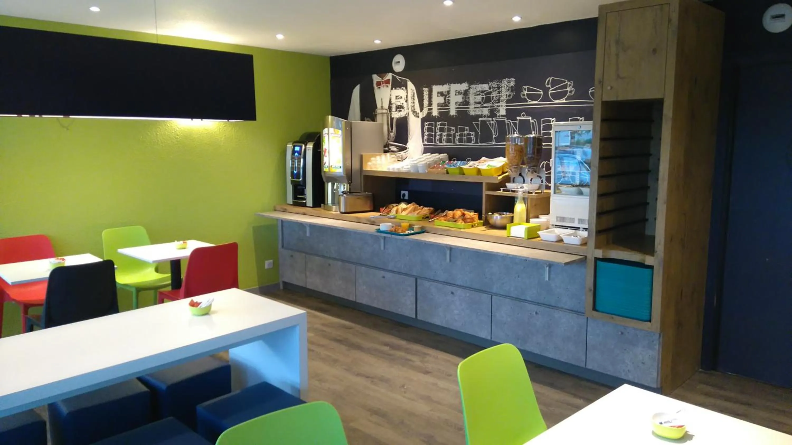 Continental breakfast in Ibis Budget Angers Parc des Expositions