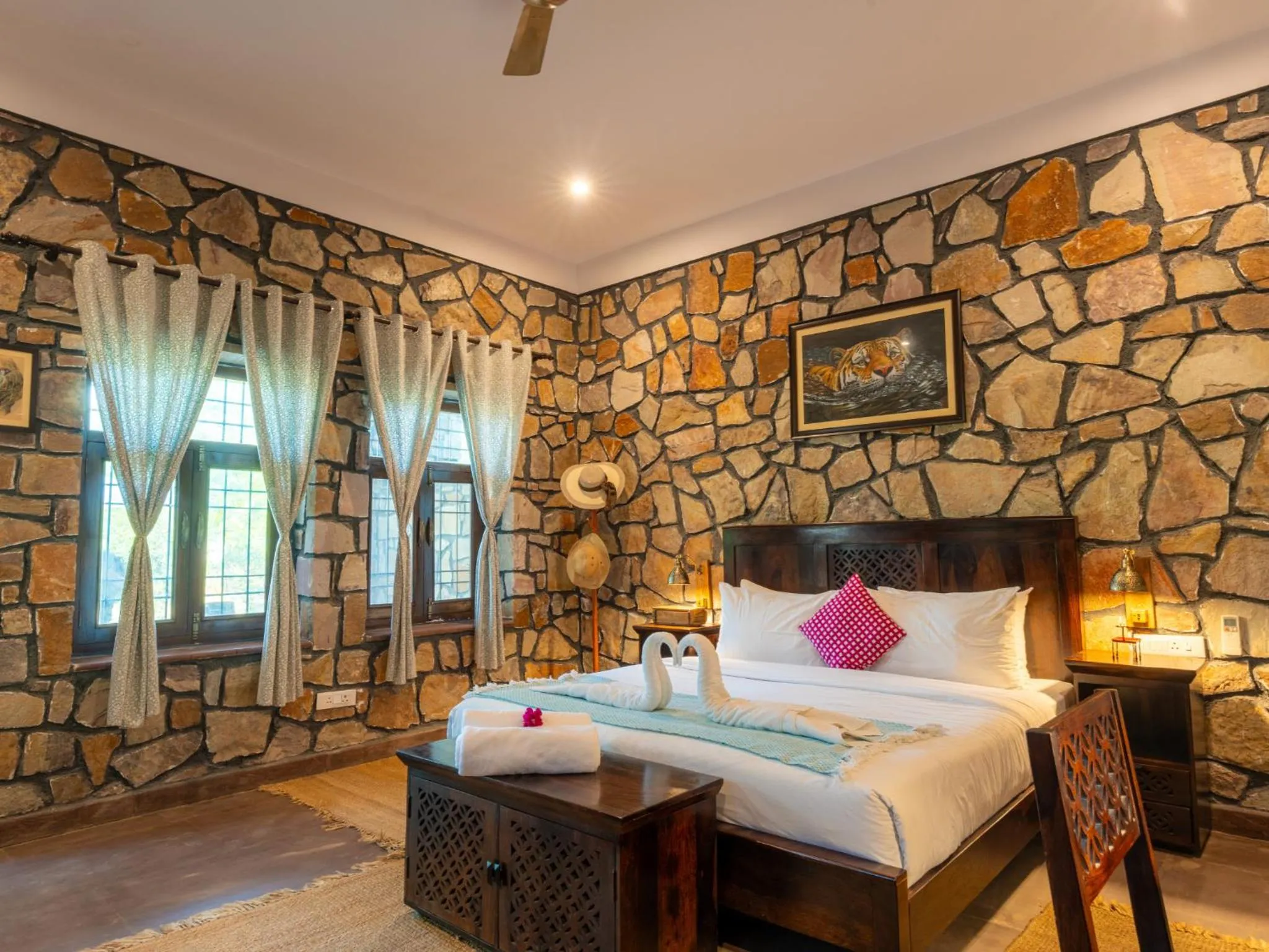 Bed in Moustache Ranthambore Luxuria