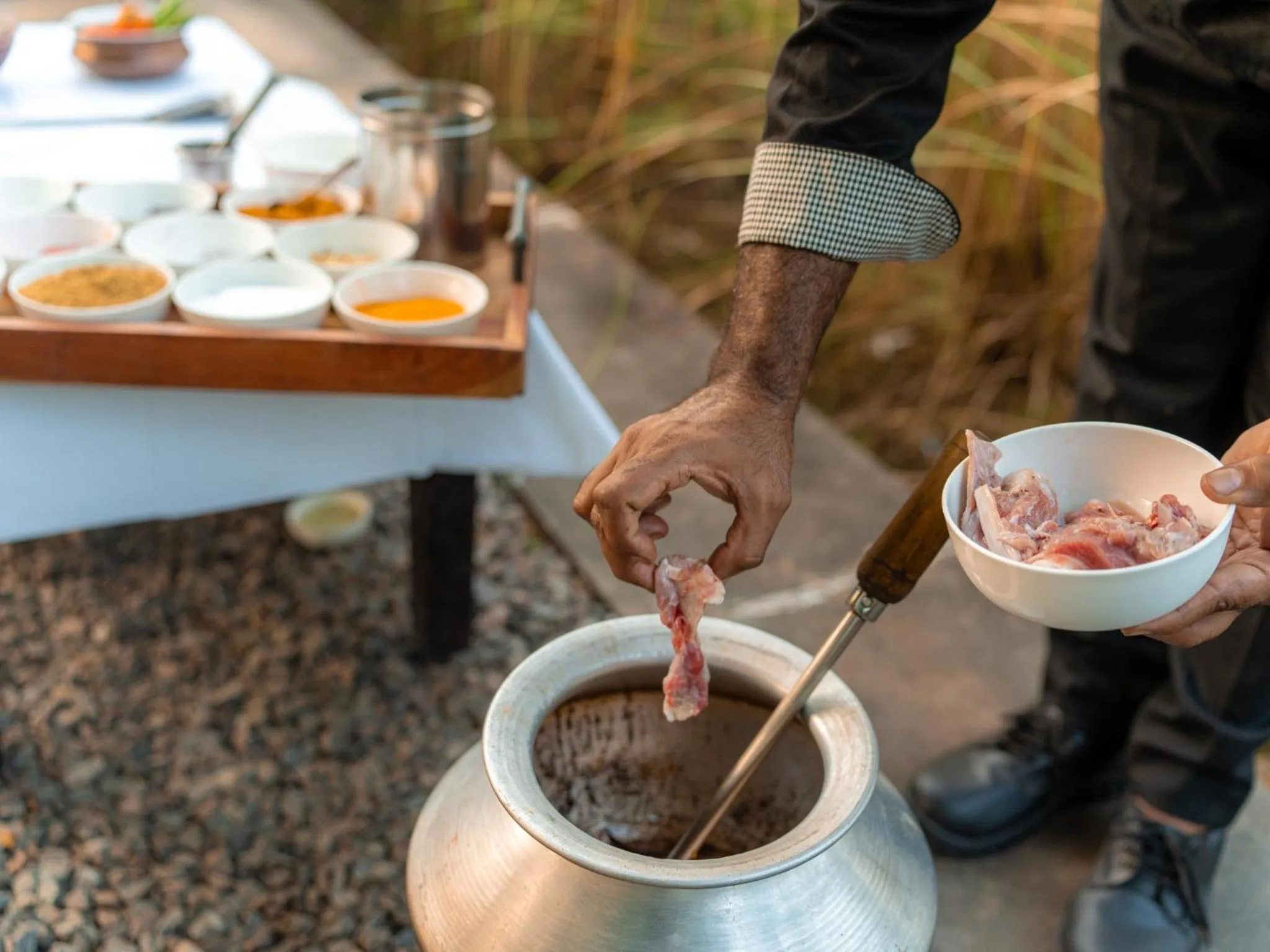 Dinner in Moustache Ranthambore Luxuria