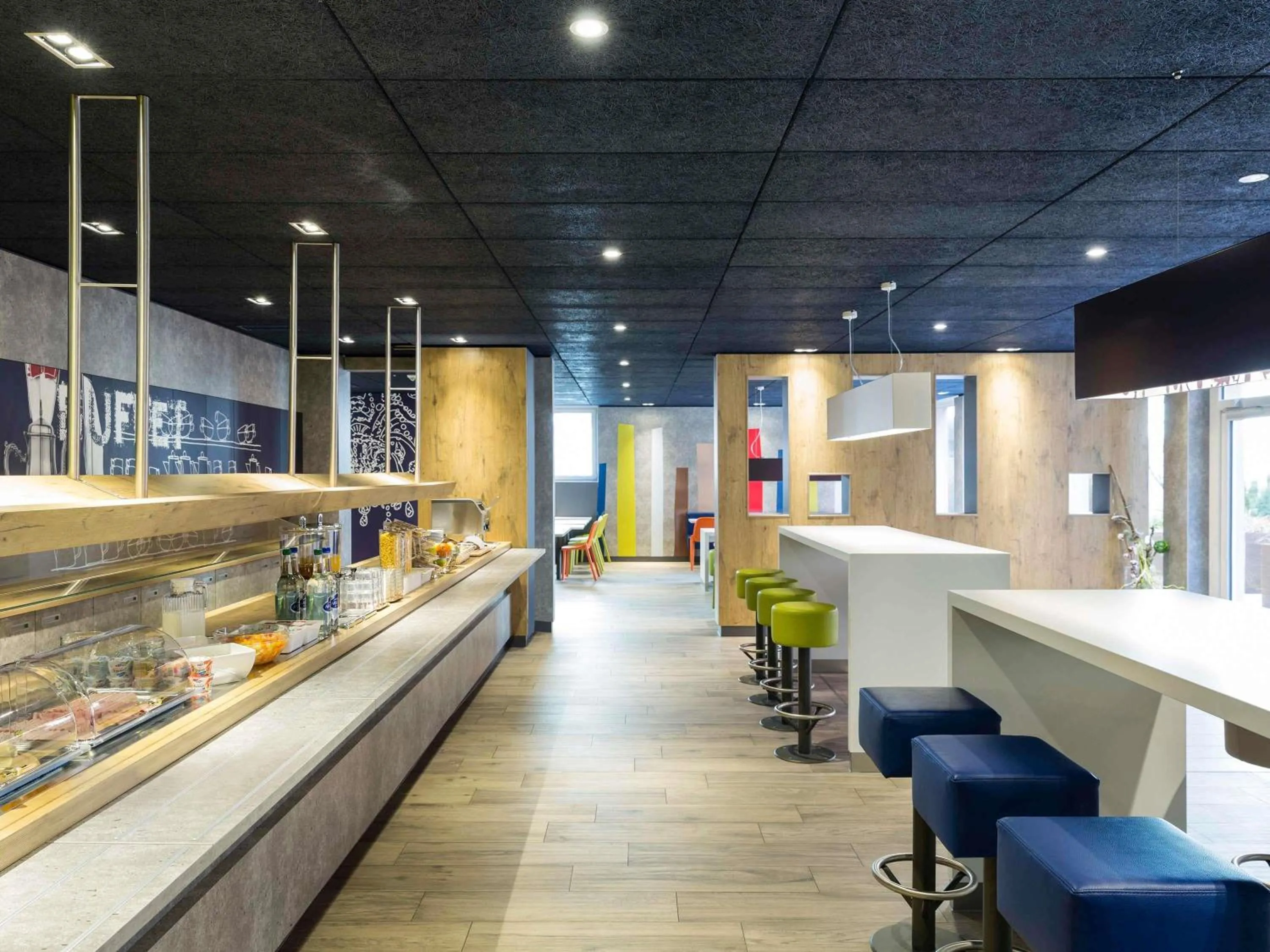 Bedroom in ibis budget Zurich Airport