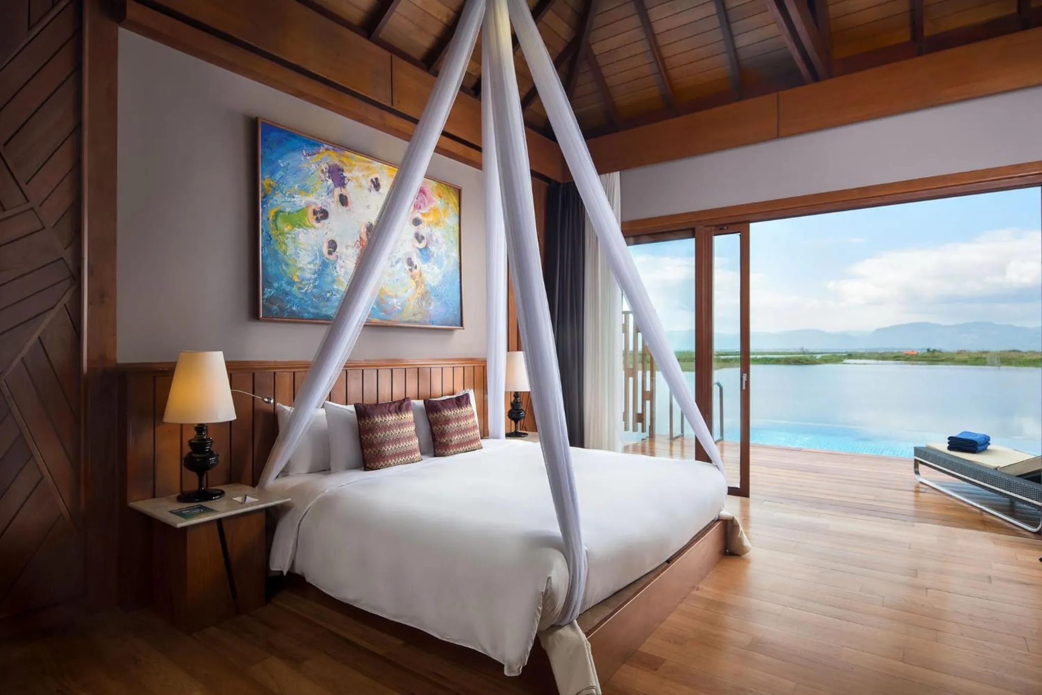 Lake view in Novotel Inle Lake Myat Min