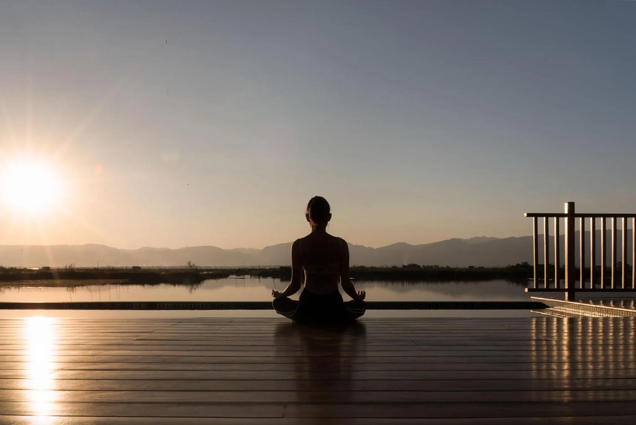 Swimming pool in Novotel Inle Lake Myat Min