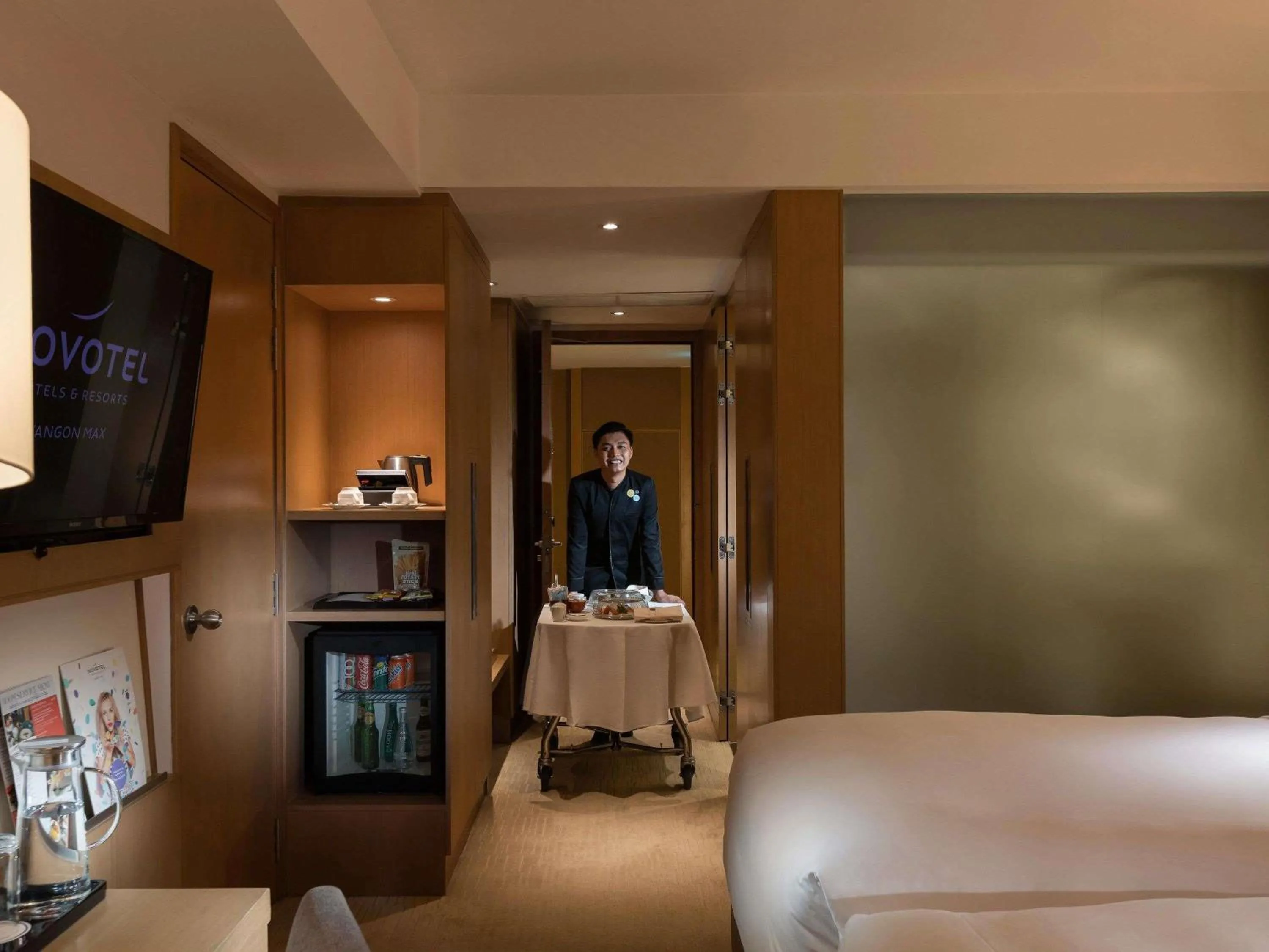 Bedroom in Novotel Yangon Max