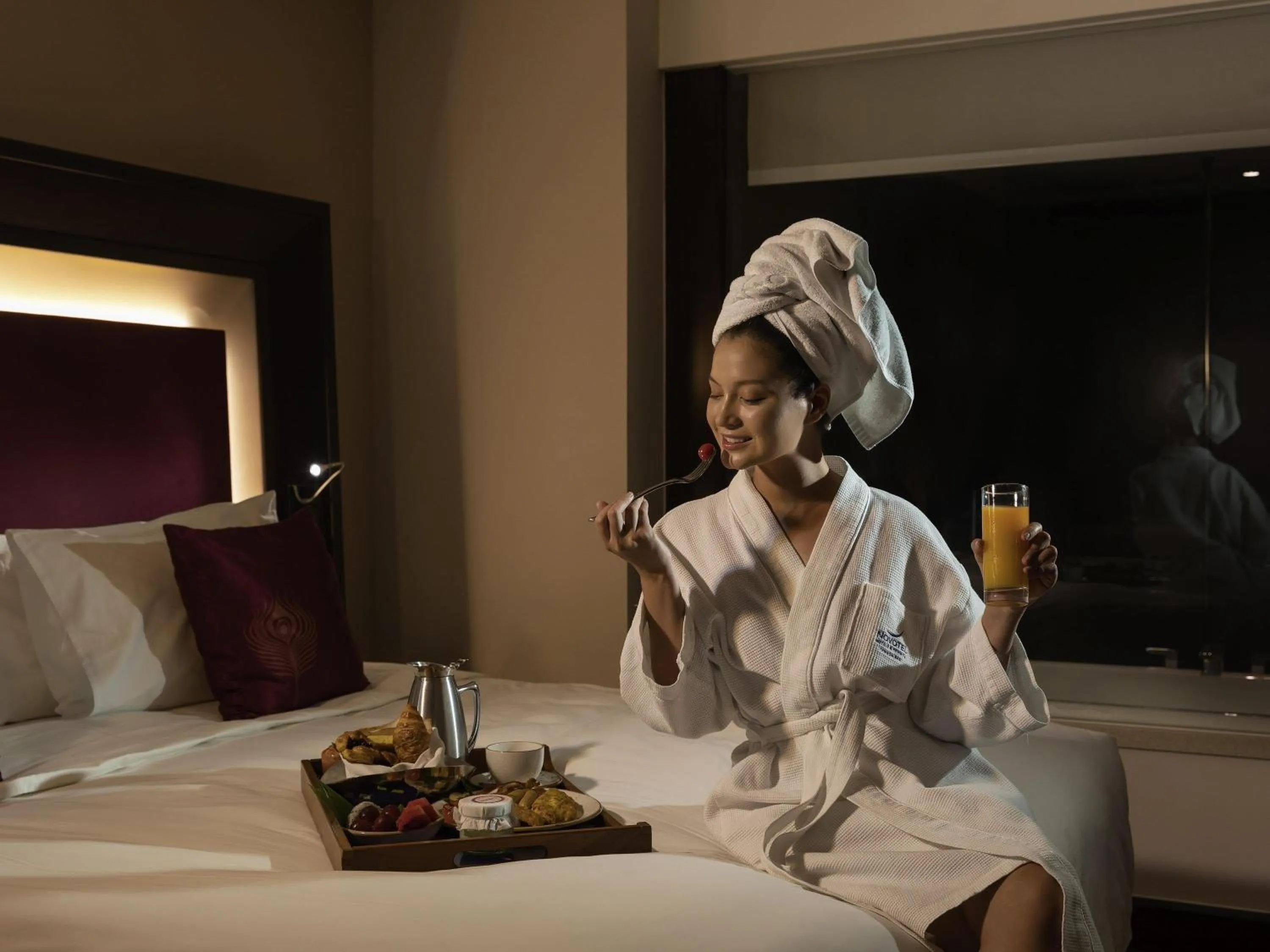 Bedroom, Bed in Novotel Yangon Max