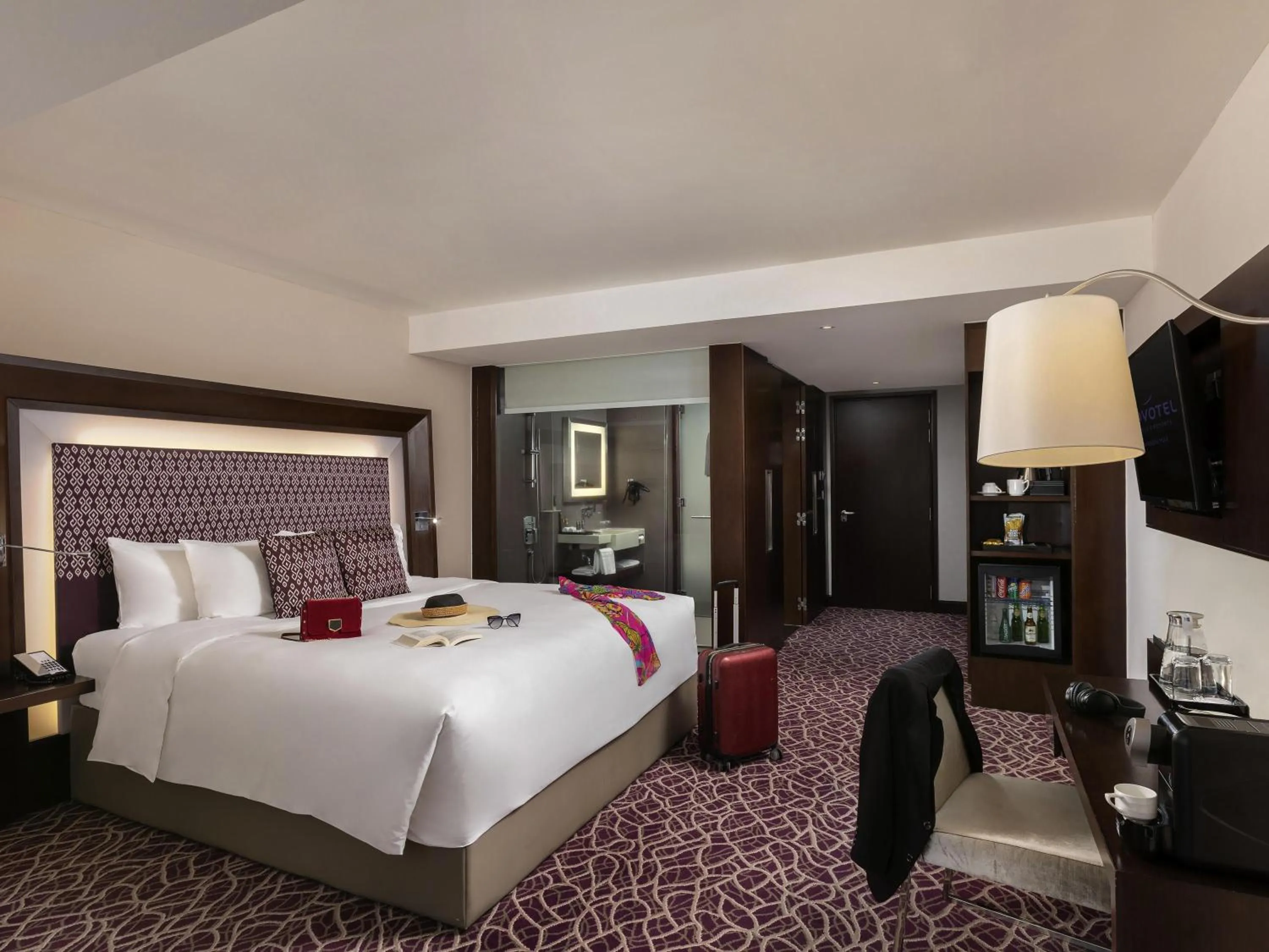 Bedroom, Bed in Novotel Yangon Max