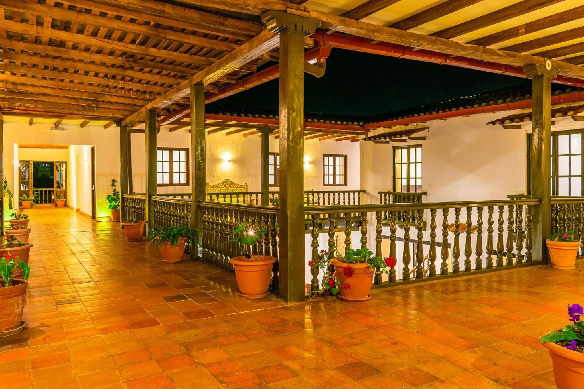 Patio in La Xalca Hotel - Asociado Casa Andina