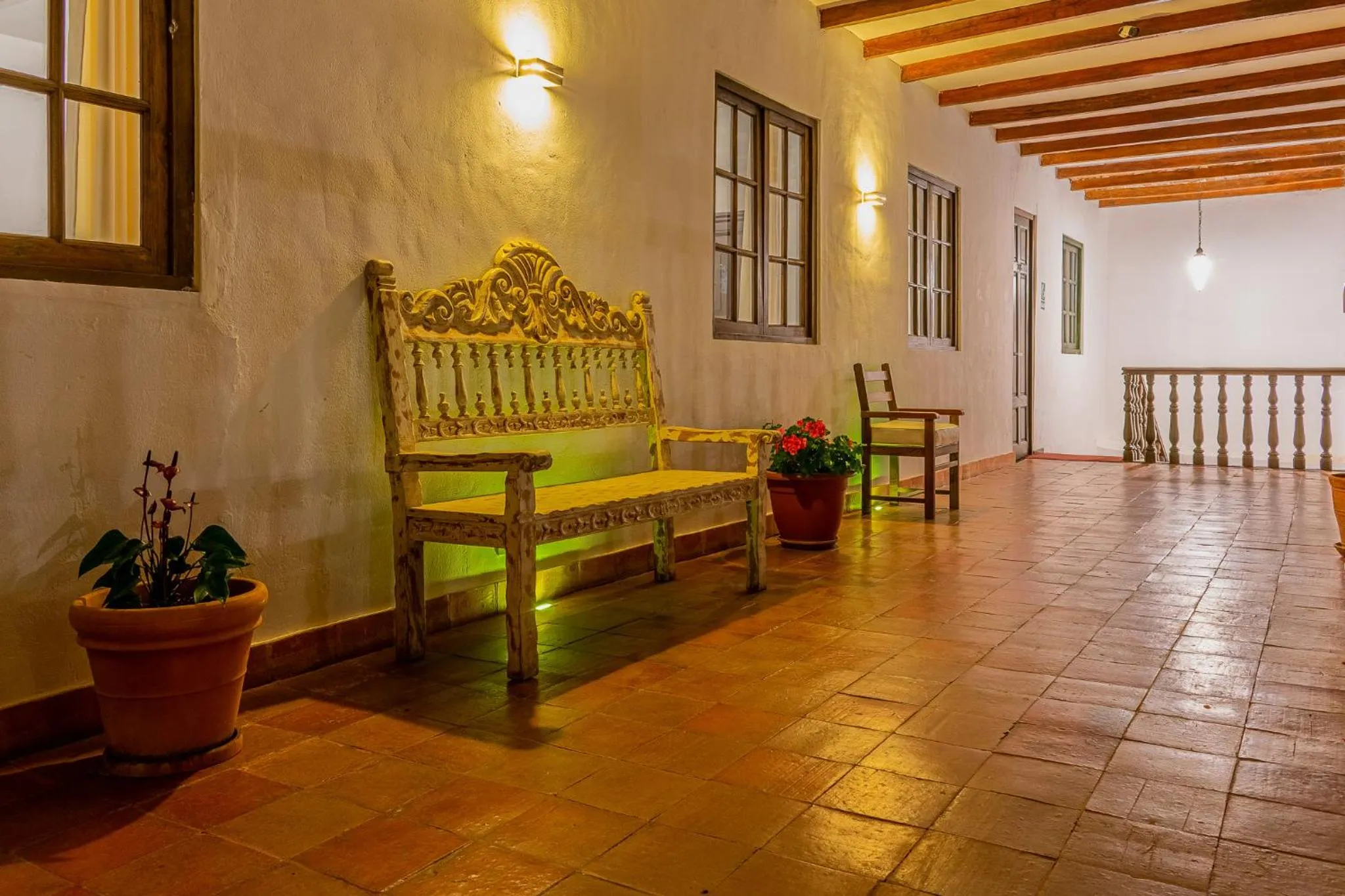 Living room in La Xalca Hotel - Asociado Casa Andina
