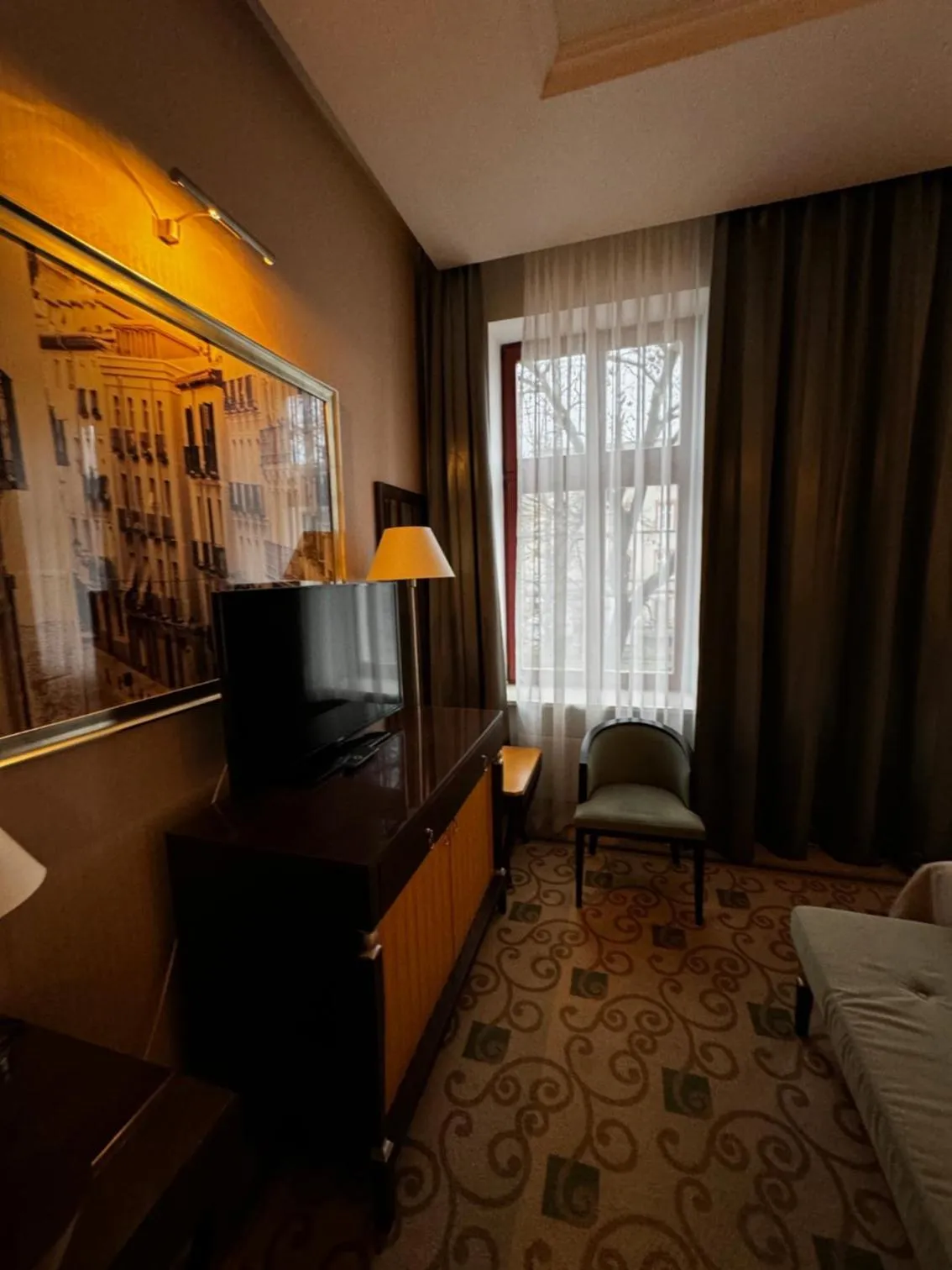 Living room, Bed in DK Dyplomat