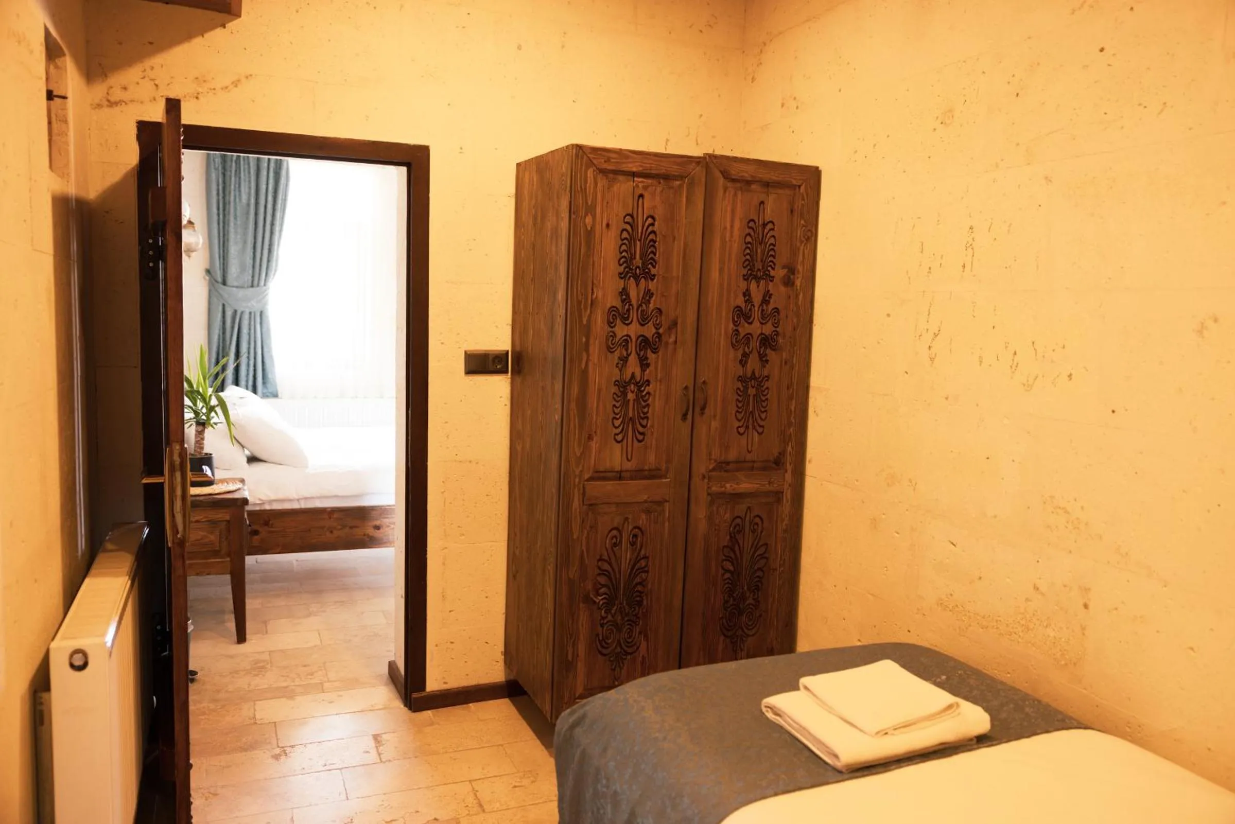 Bed in Göreme Stone Age