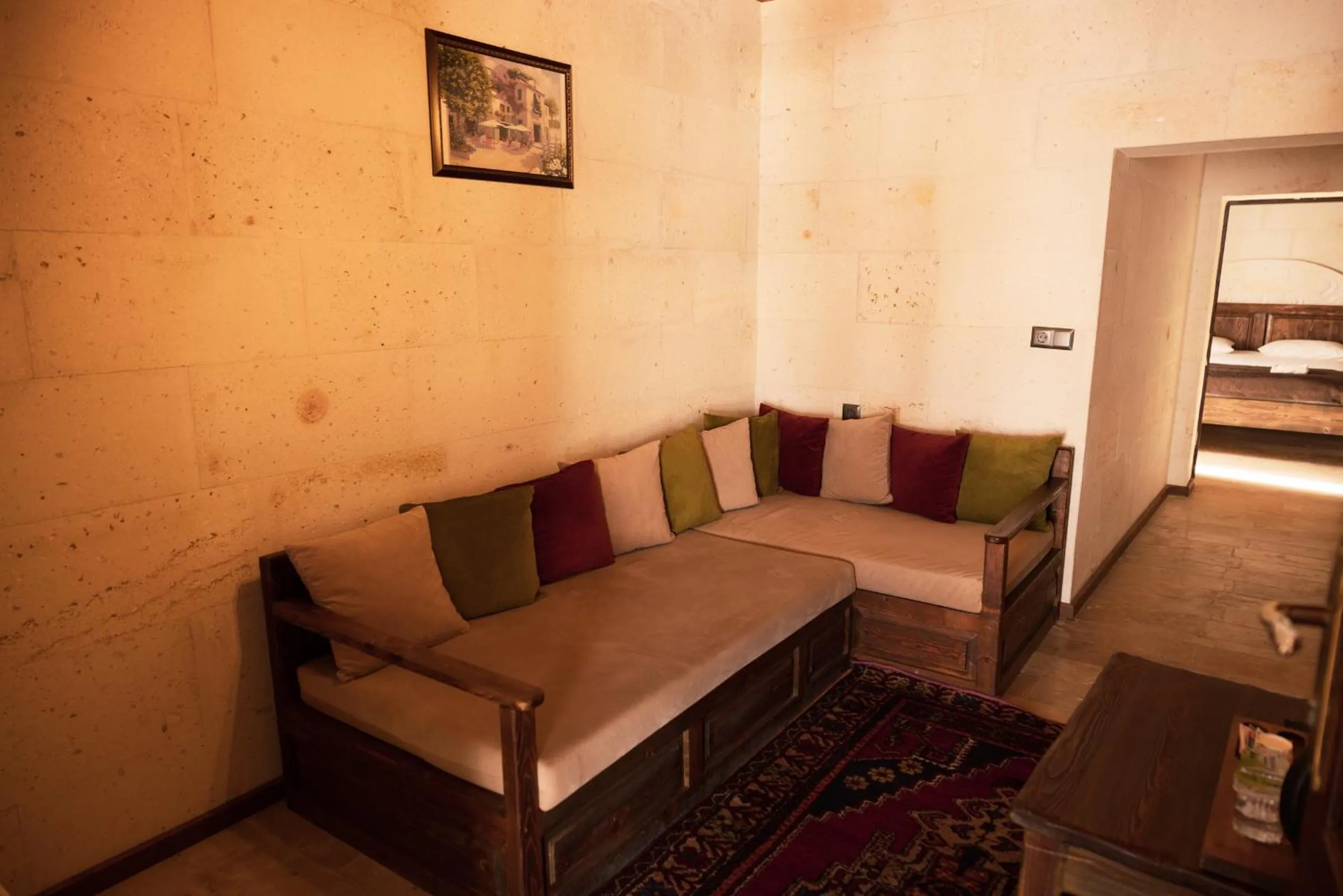 Living room in Göreme Stone Age