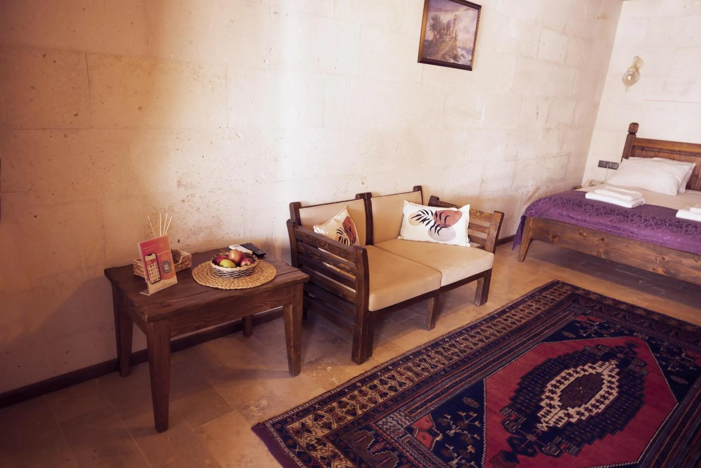 Bed in Göreme Stone Age