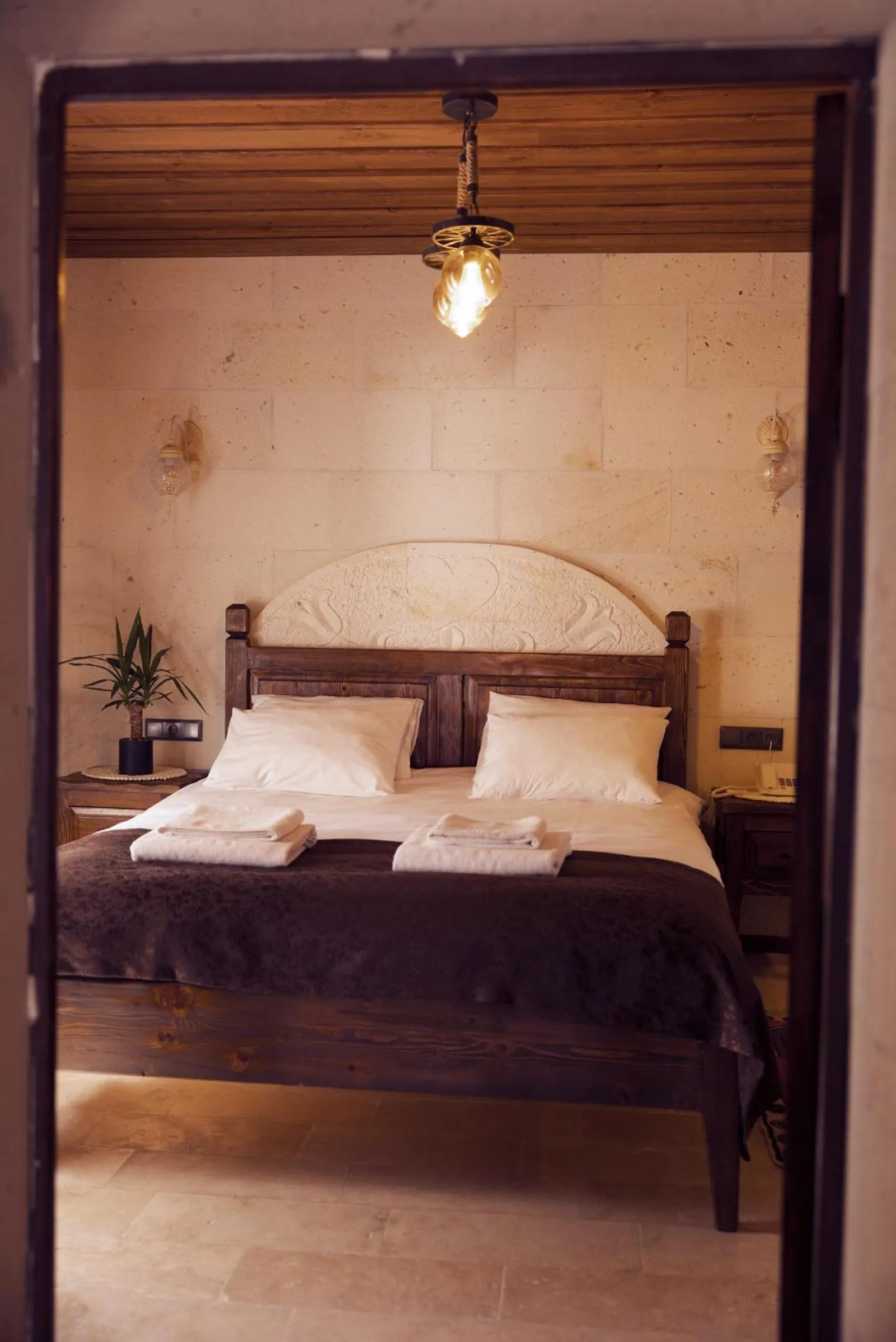 Bed in Göreme Stone Age