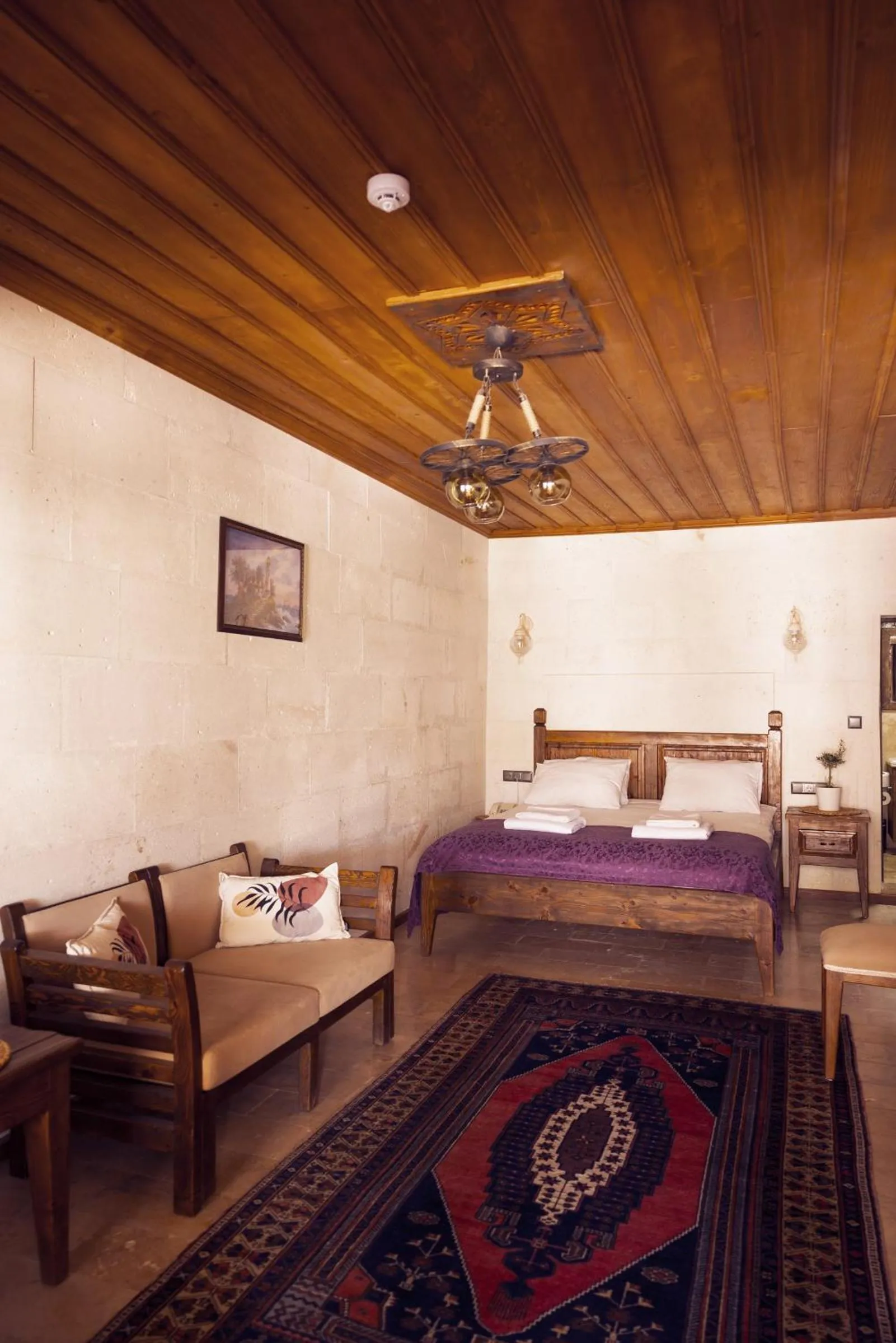 Bed in Göreme Stone Age