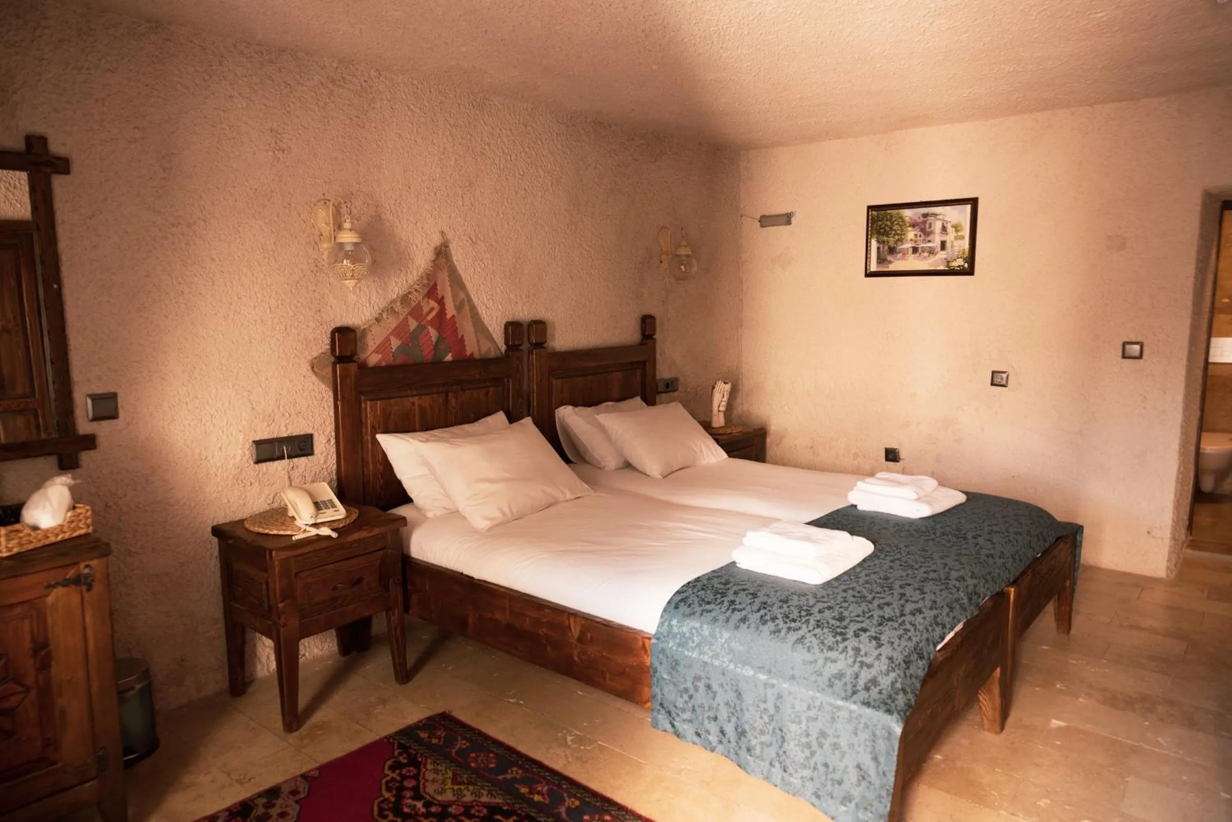 Bed in Göreme Stone Age