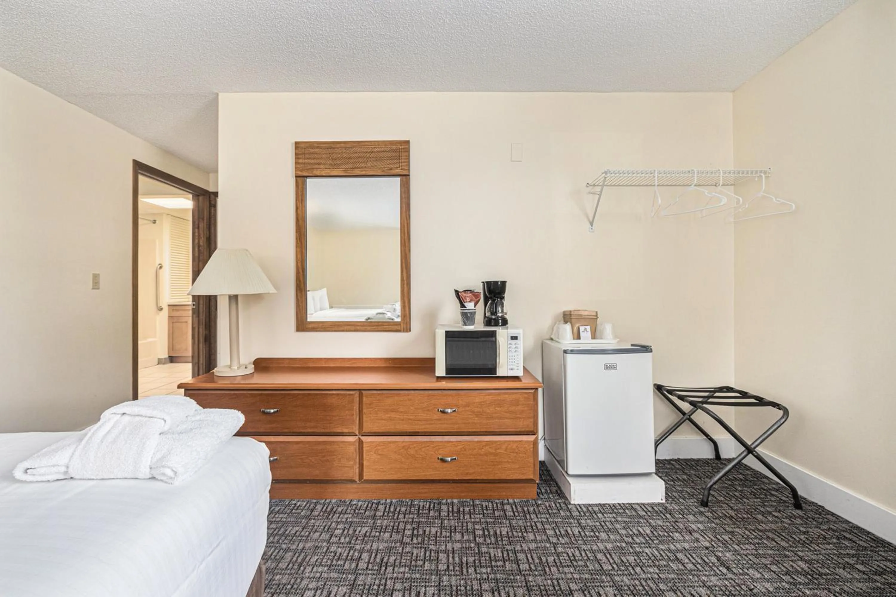 Bed in Ludington Pier House