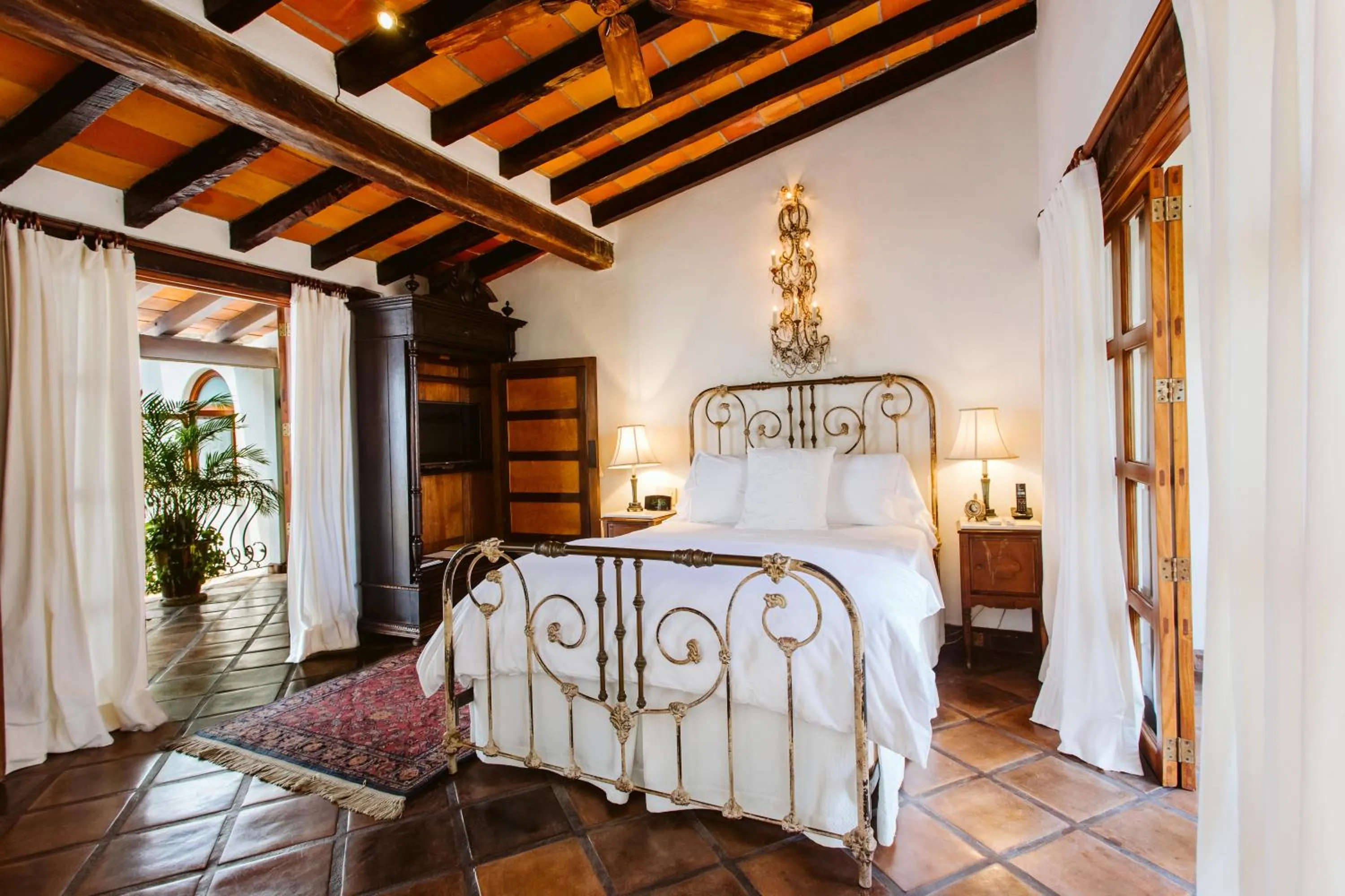 Bedroom, Bed in Hacienda San Angel