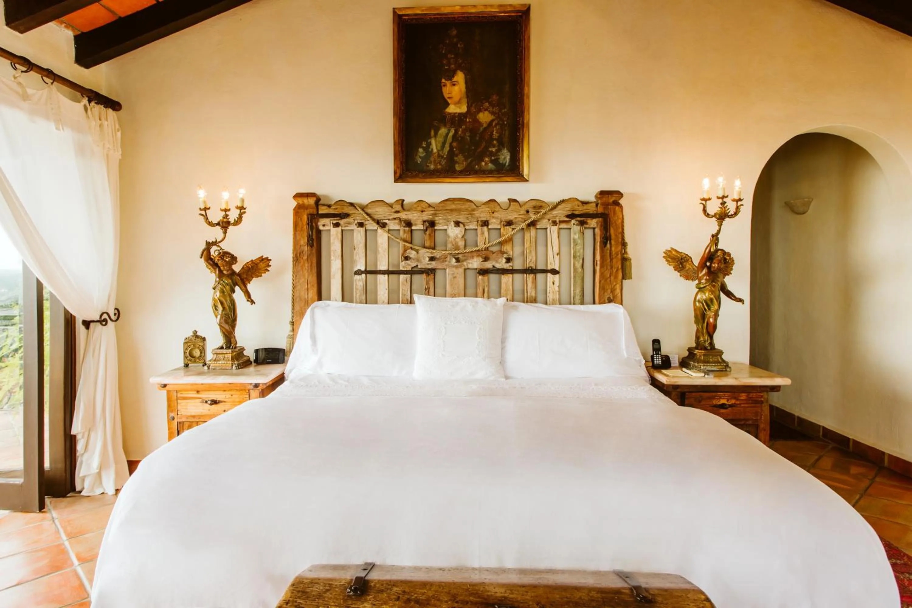 Bedroom, Bed in Hacienda San Angel