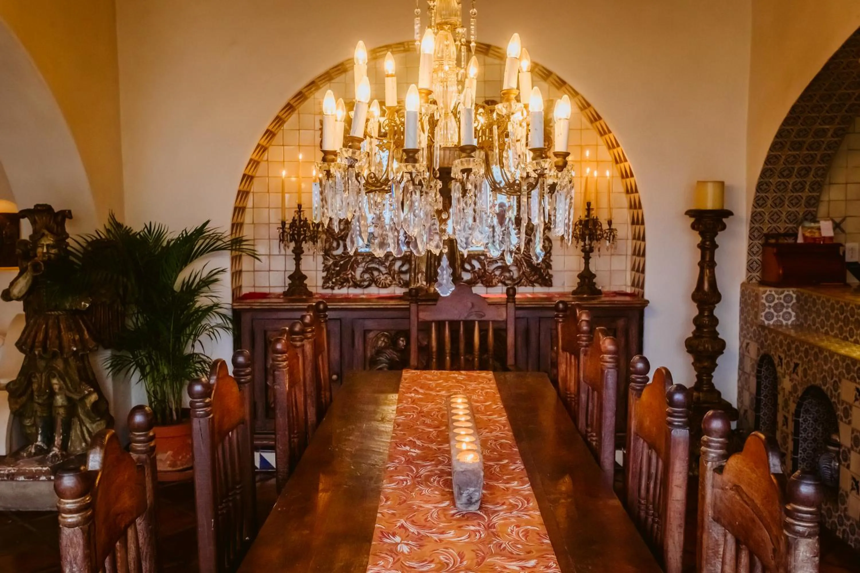 Decorative detail in Hacienda San Angel