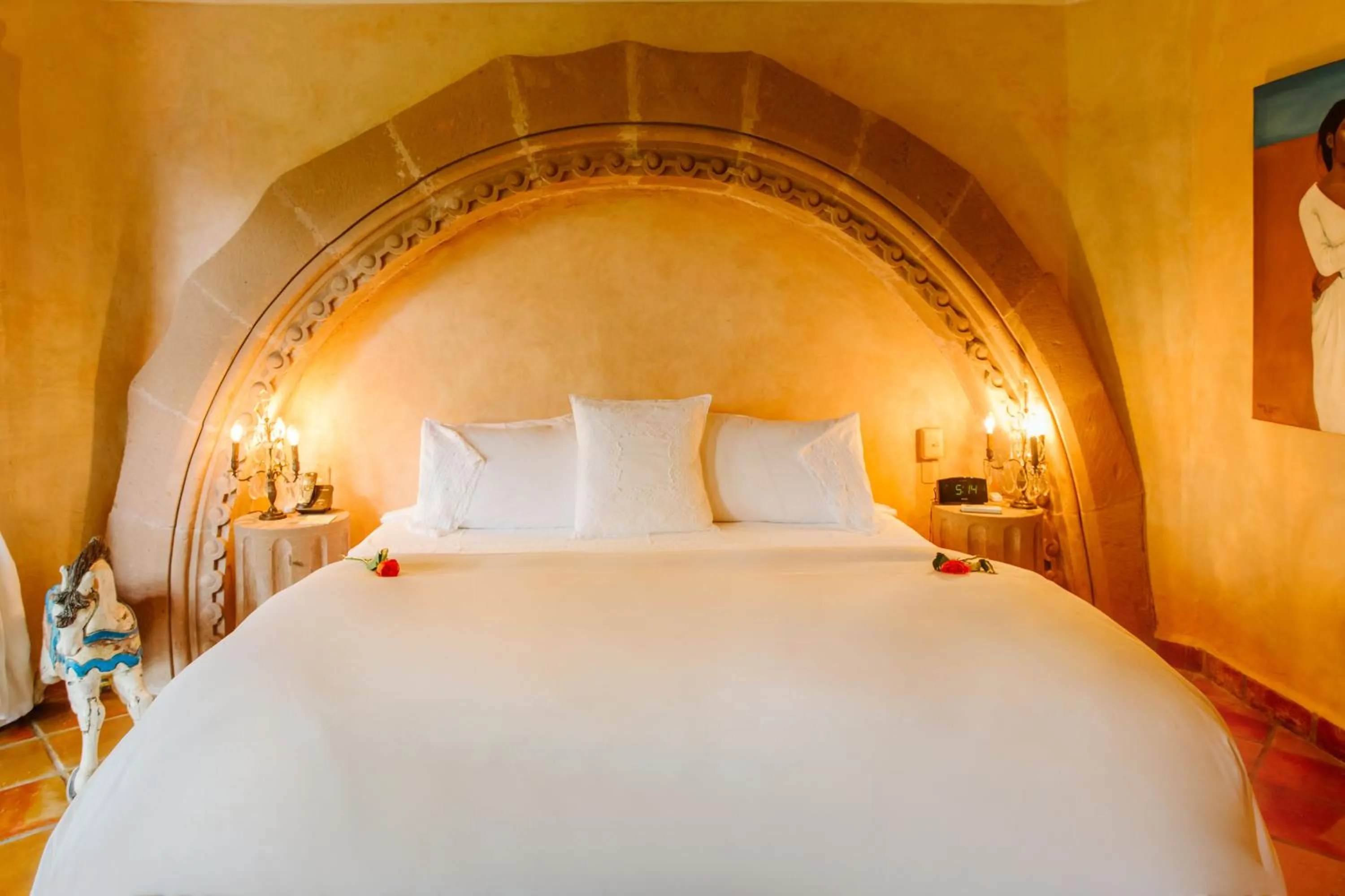 Bed in Hacienda San Angel