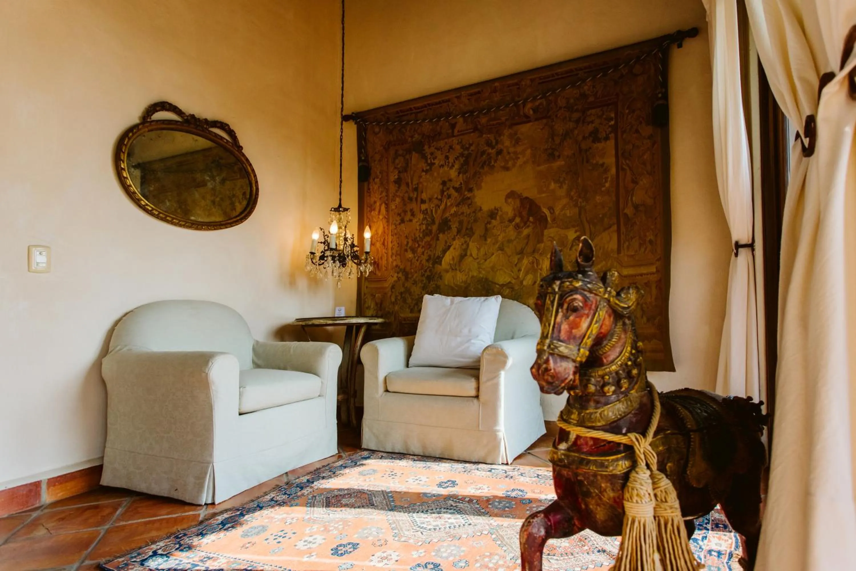 Seating area in Hacienda San Angel