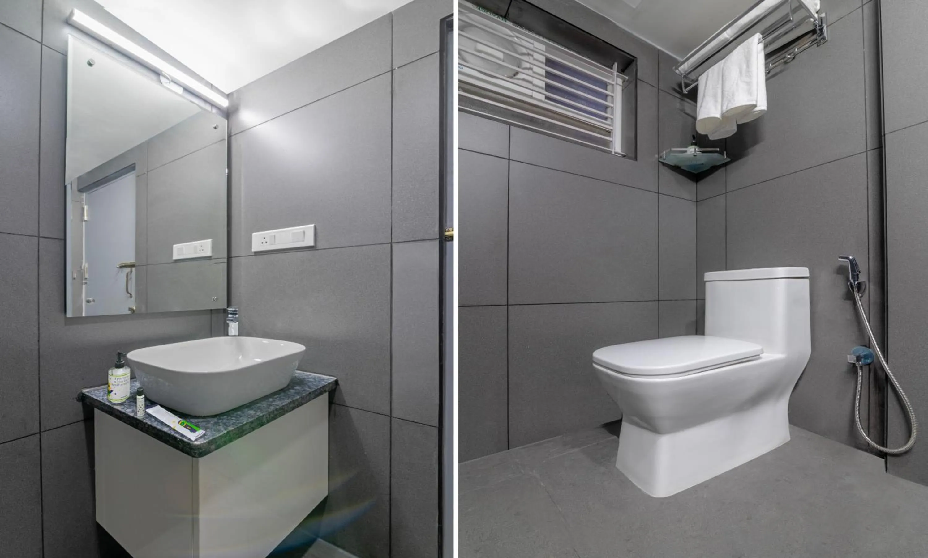 Bathroom in Treebo Global Stay, Jayanagar