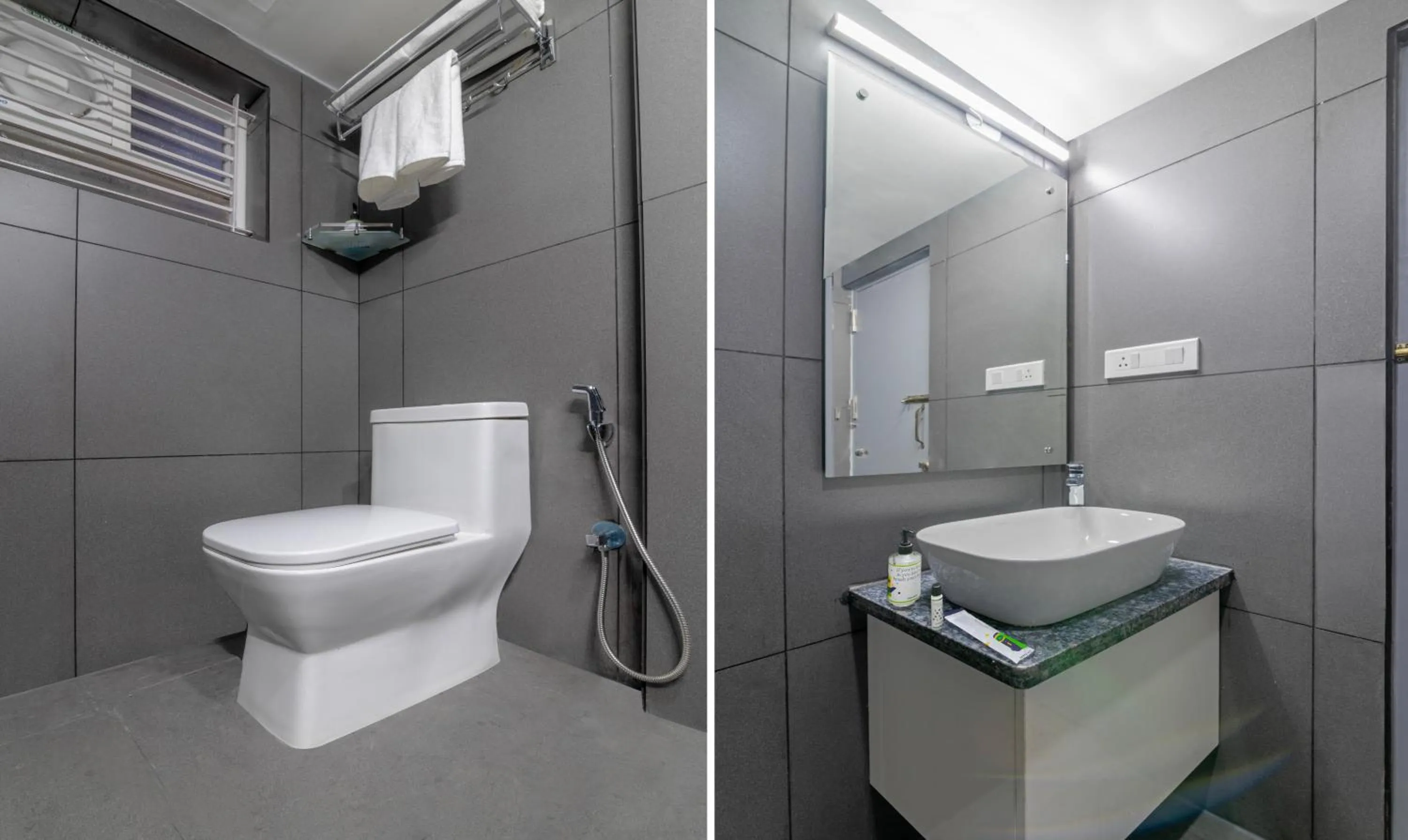 Bathroom in Treebo Global Stay, Jayanagar
